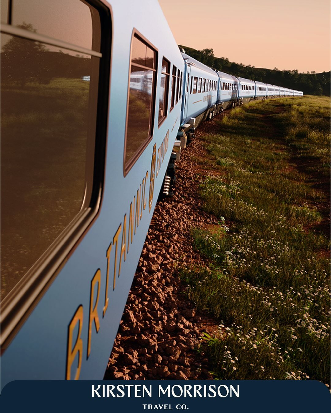 🚂Looking for something unique to add to your travel memories? The Britannic Explorer is the first luxury sleeper train in England and Wales, paying homage to the British touring tradition and celebrating the art of slow travel. Admire the rolling la