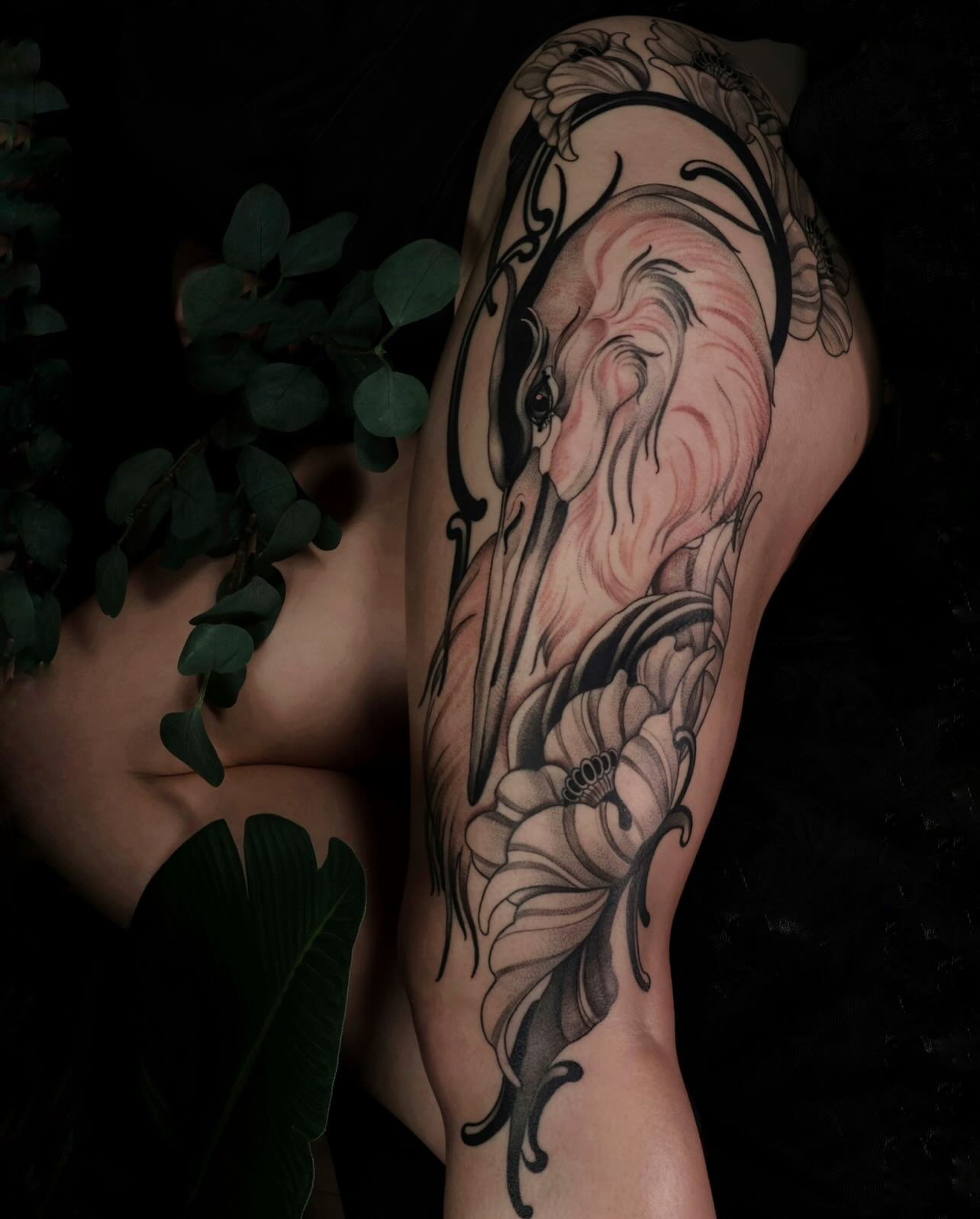 &bull;&bull;Calendar reopen 3/29-3/30, submit an inquiry form via website link in bi0 to apply for this next booking round&bull;&bull;

Thank you Judy for snagging this predrawn design. It was a pleasure working with you🖤
.
.
.
#tattoo #tattooart #t