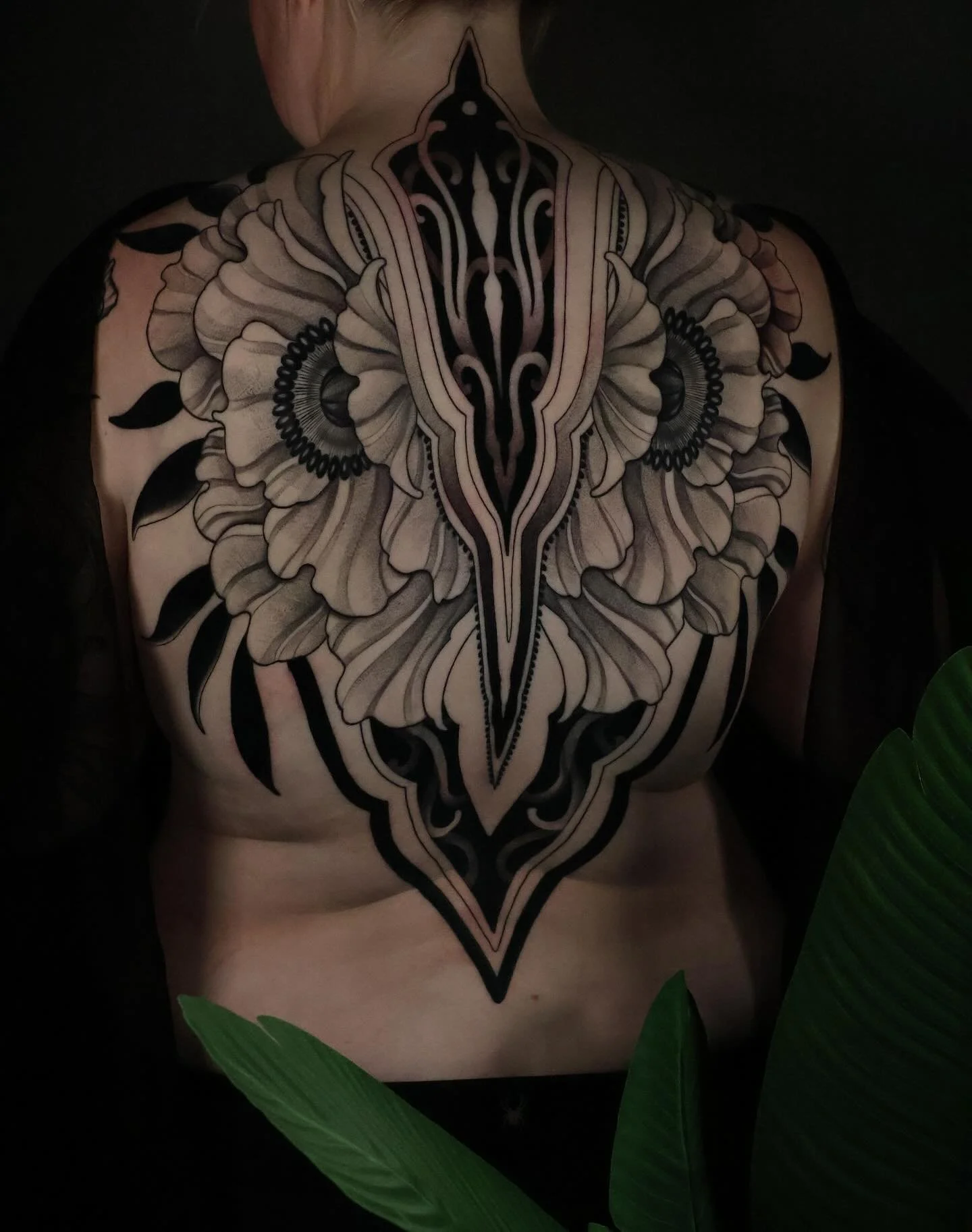 Back piece finished for Kelsey. Thank you so much for sitting through this spicy spot and always bringing me treats! It was a pleasure working with you🖤

While I have been quiet on here, I am busy staying present with tattooing and in my personal li