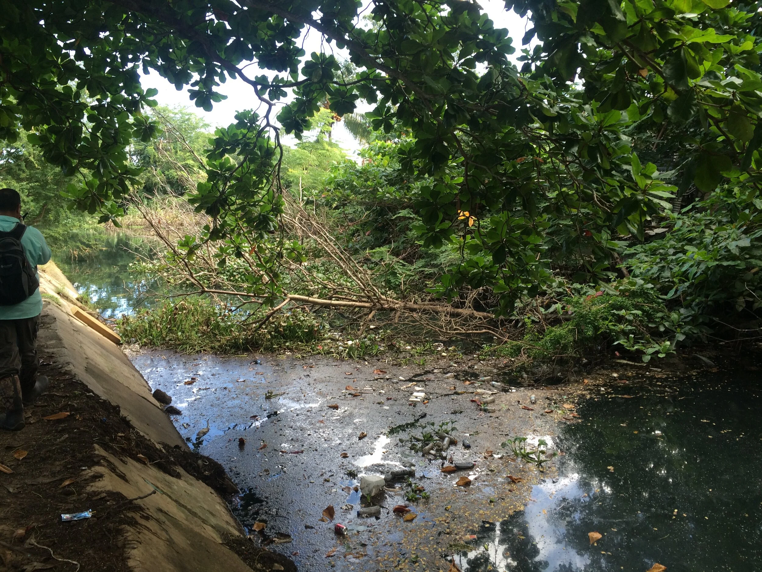 Polluted Río Piedras, San Juan