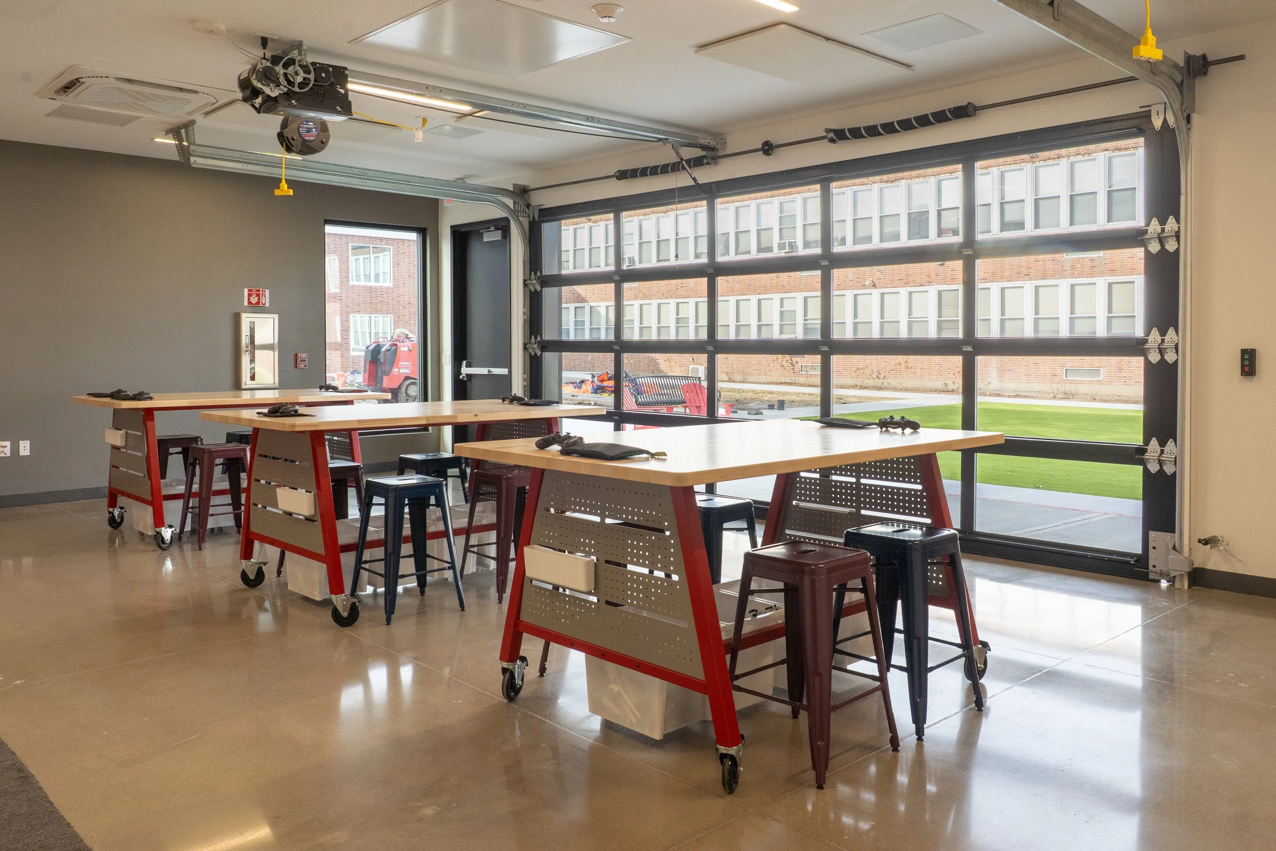 catholic memorial courtyard