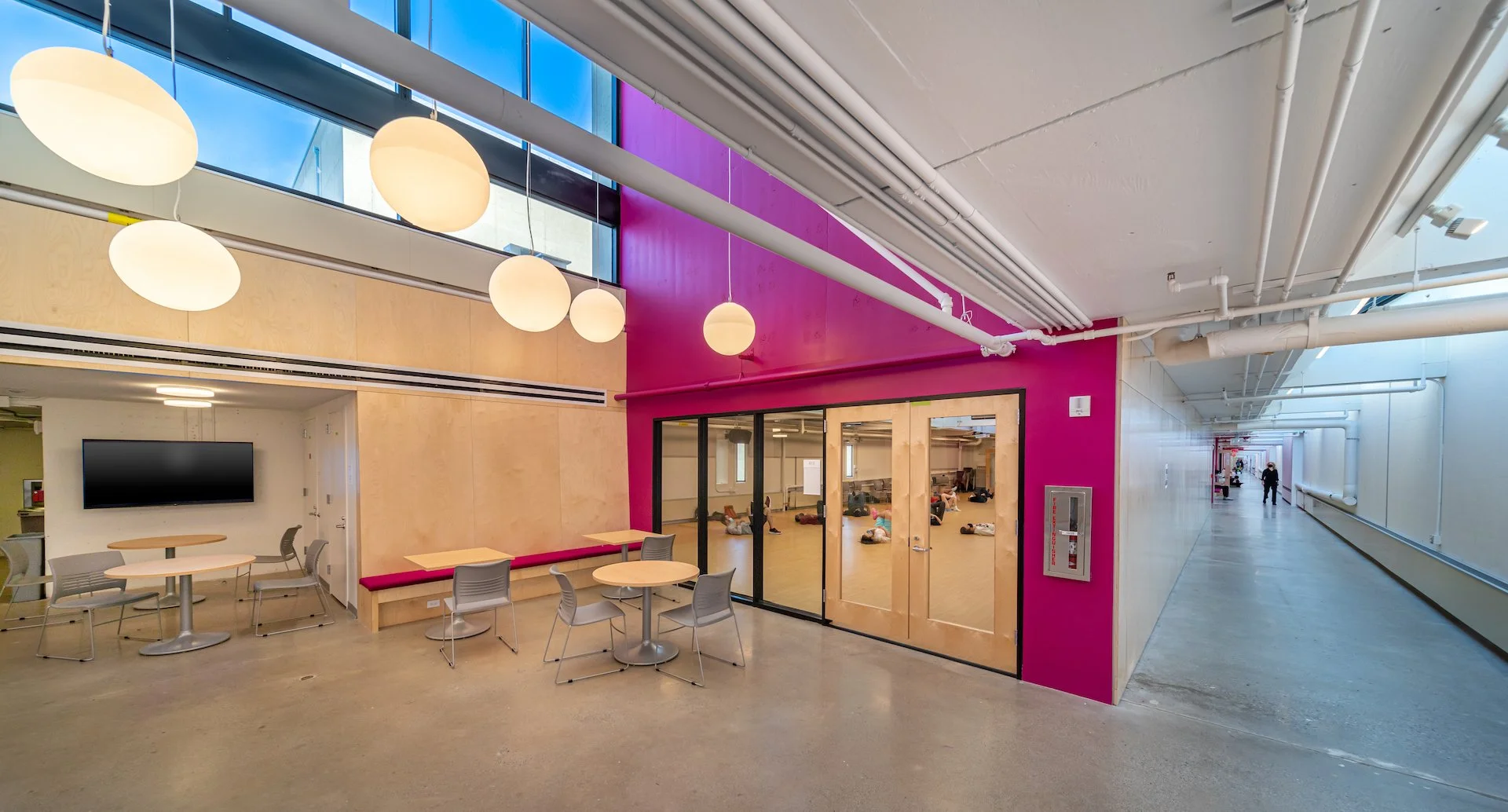 fine arts center bridge