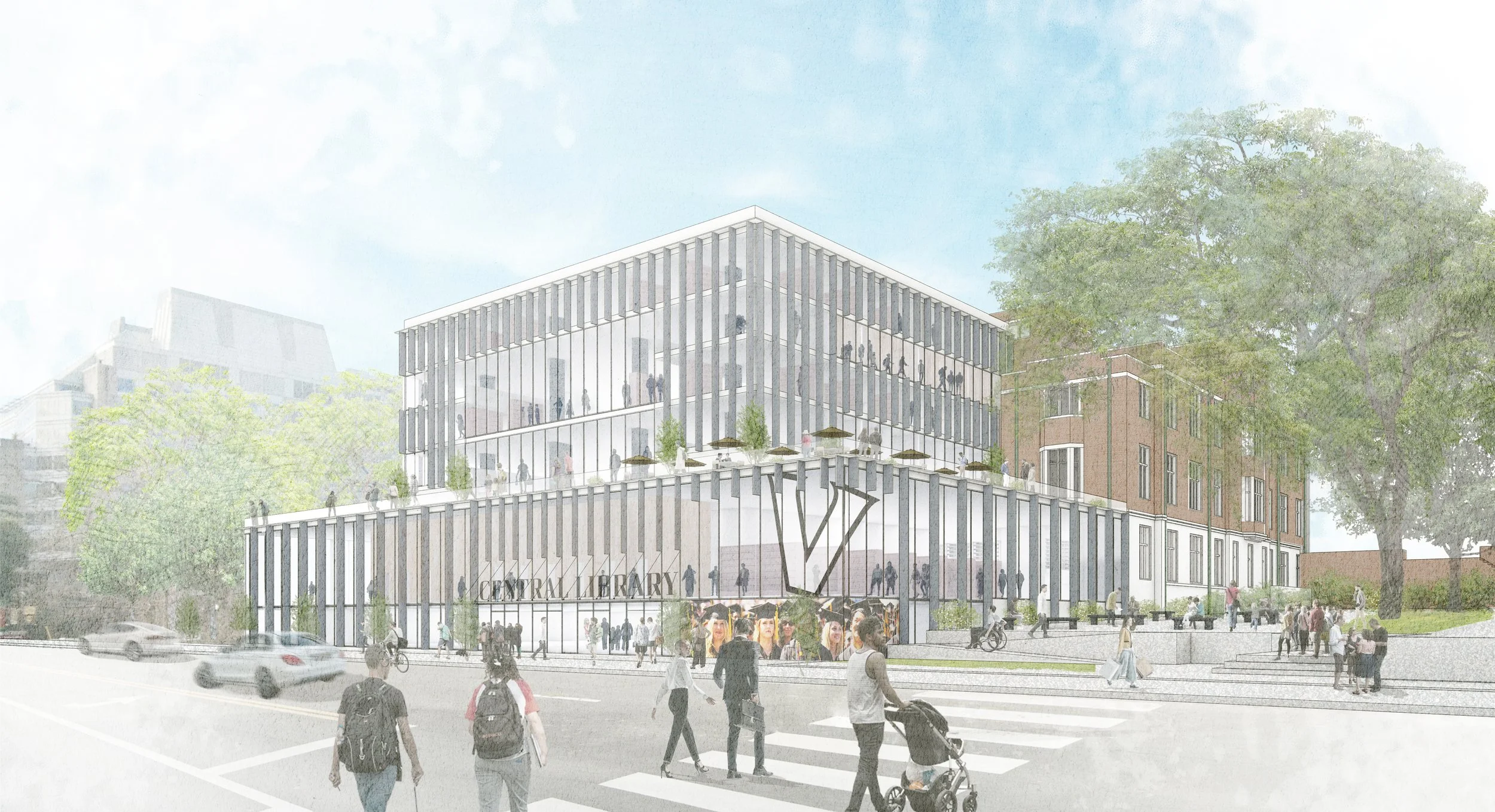 vanderbilt university library masterplan 