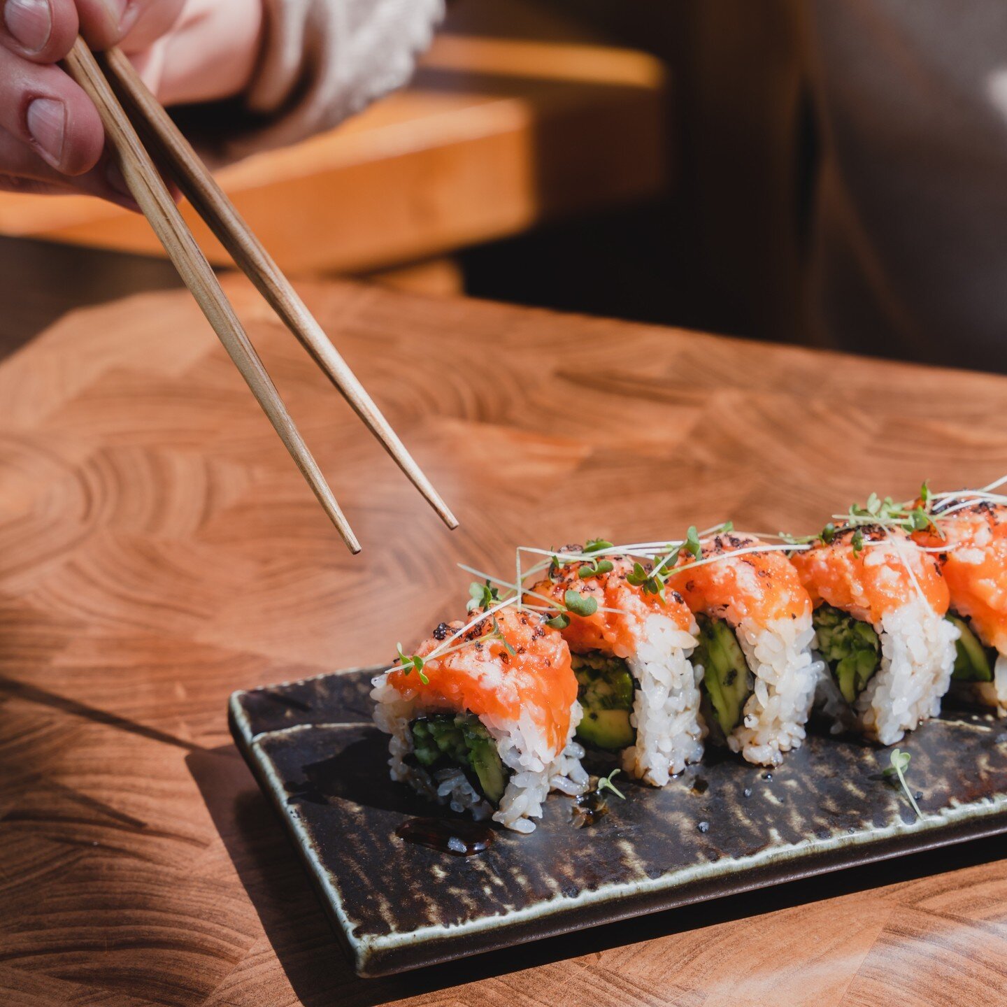 ☀️ Hello Banff! We're thrilled to announce that we'll be opening for lunch on weekends, starting May 13th! 🎉 Join us from 11:30am - 4:00pm for some of your Hello Sunshine favourites! 🍣🍜