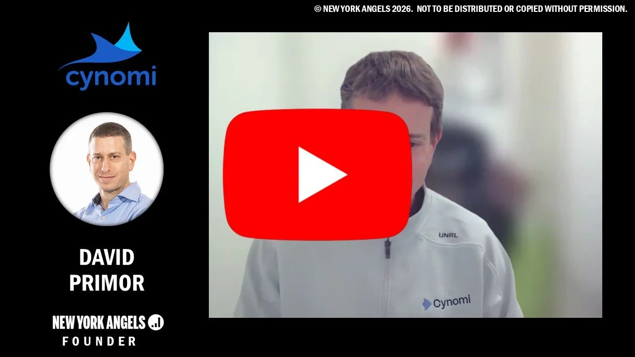 NYA FOUNDER SPOTLIGHT ‒ DAVID PRIMOR, CYNOMI FOUNDER &amp; CEO