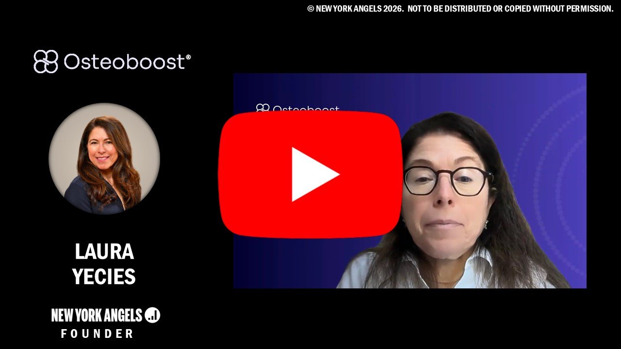 NYA FOUNDER SPOTLIGHT ‒ LAURA YECIES, OSTEOBOOST CEO