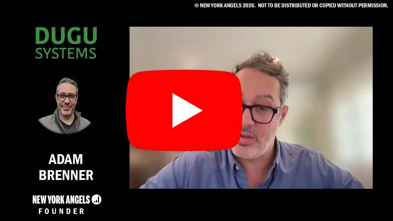 NYA FOUNDER SPOTLIGHT ‒ ADAM BRENNER, DUGU SYSTEMS CEO &amp; CO-FOUNDER