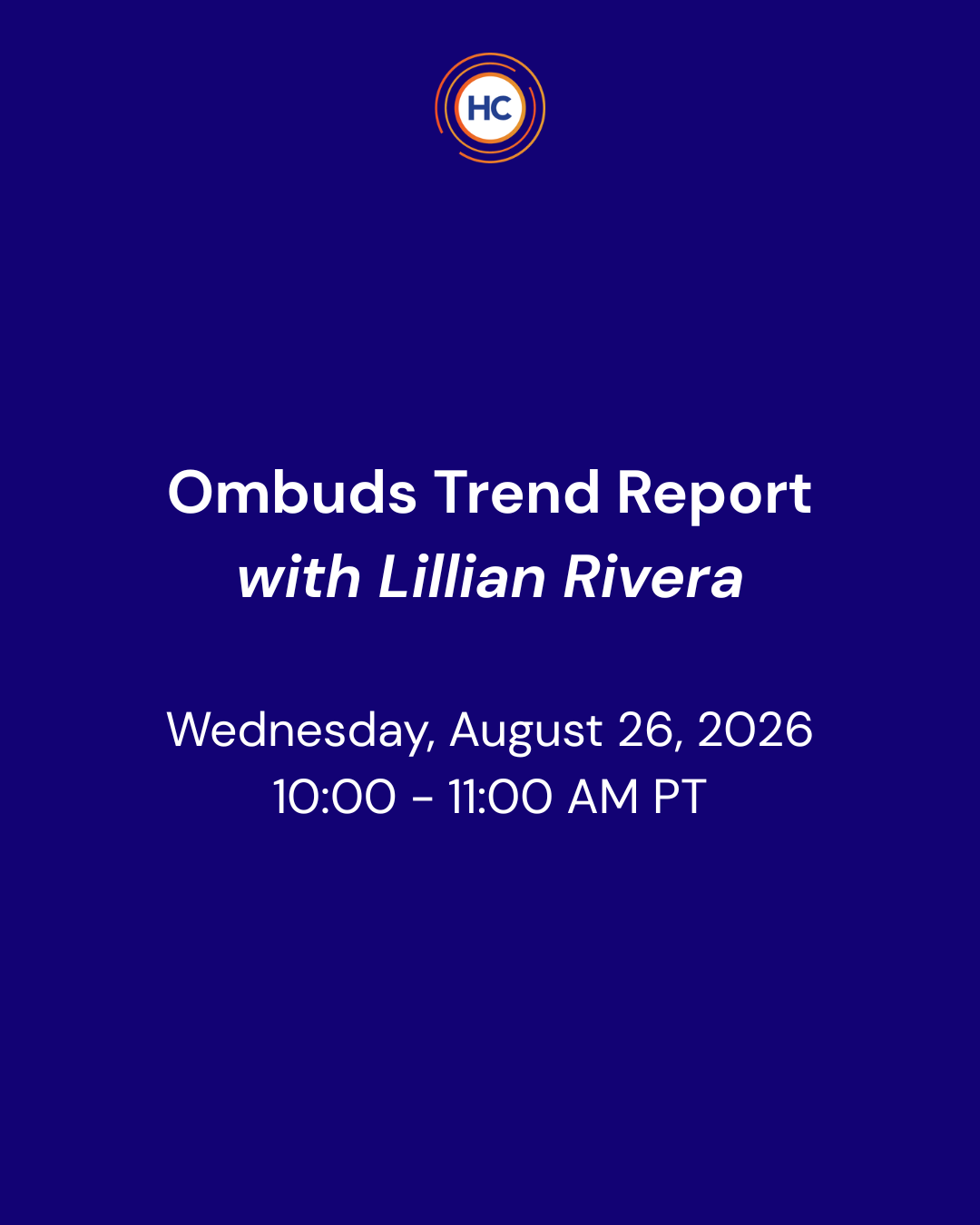 Ombuds Trend Report Presentation