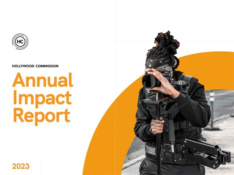 Cover image from Hollywood Commission 2023 Annual Report