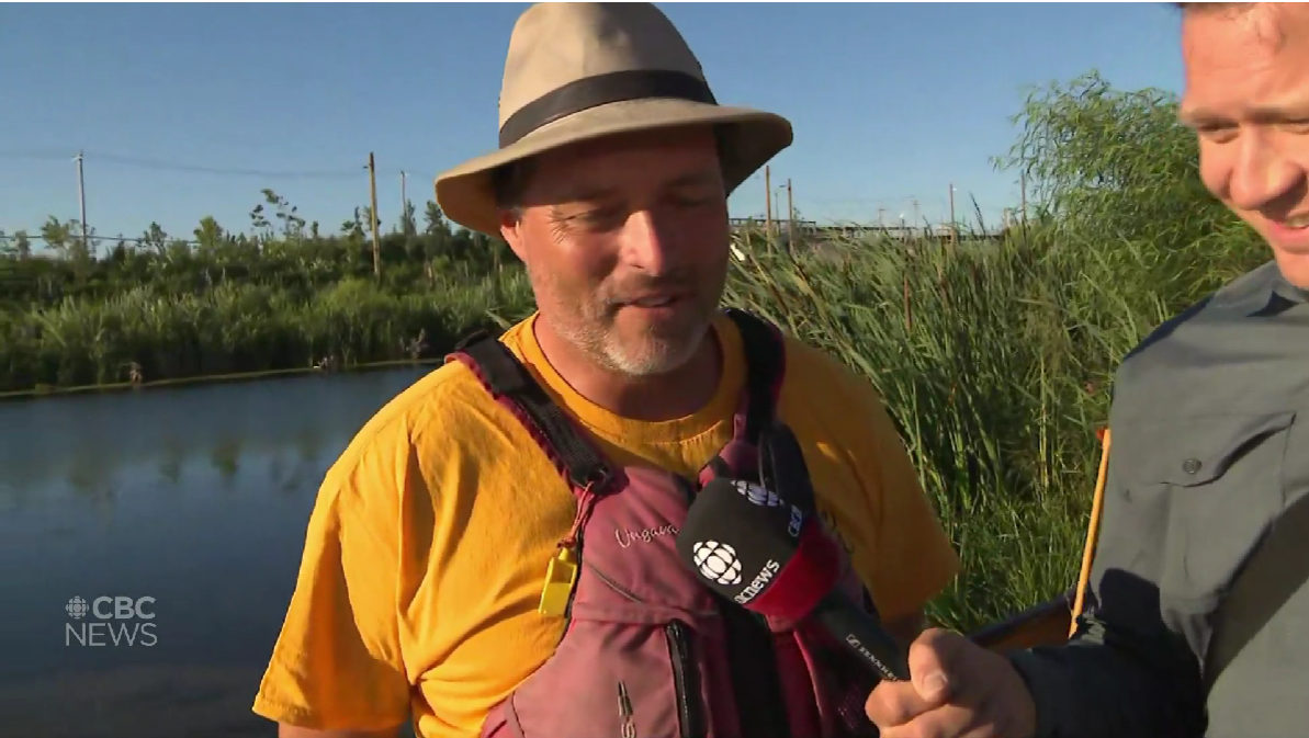 Big Canoe Project w/ CBC Metro Morning @ Biidaasige Park