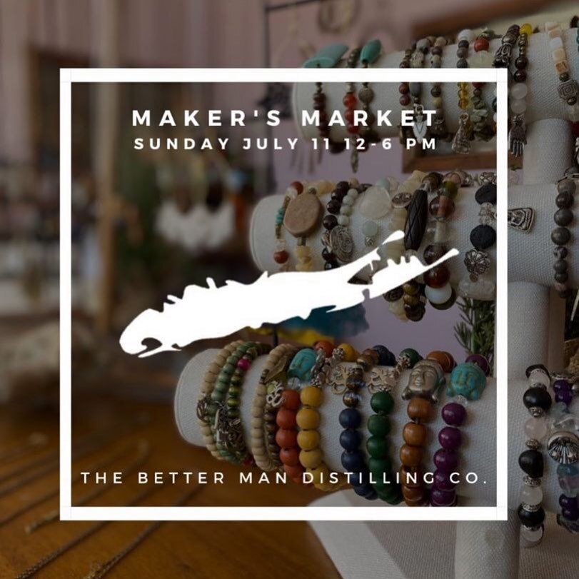 Stop down to @thebettermandistillingco today for a drink and to see the amazing group of handmade vendors @themermaidmercantile has brought together.  They&rsquo;ll have something for everyone and you&rsquo;ll be supporting local!  #themermaidmercant