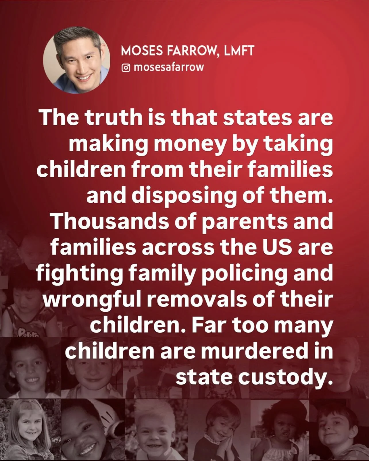Foster care is often presented as the safer solution when abuse and neglect is reported. However, how do we feel when children aren&rsquo;t just being abused, but are killed in these state-run placements? 

How do we feel when we learn that states ar