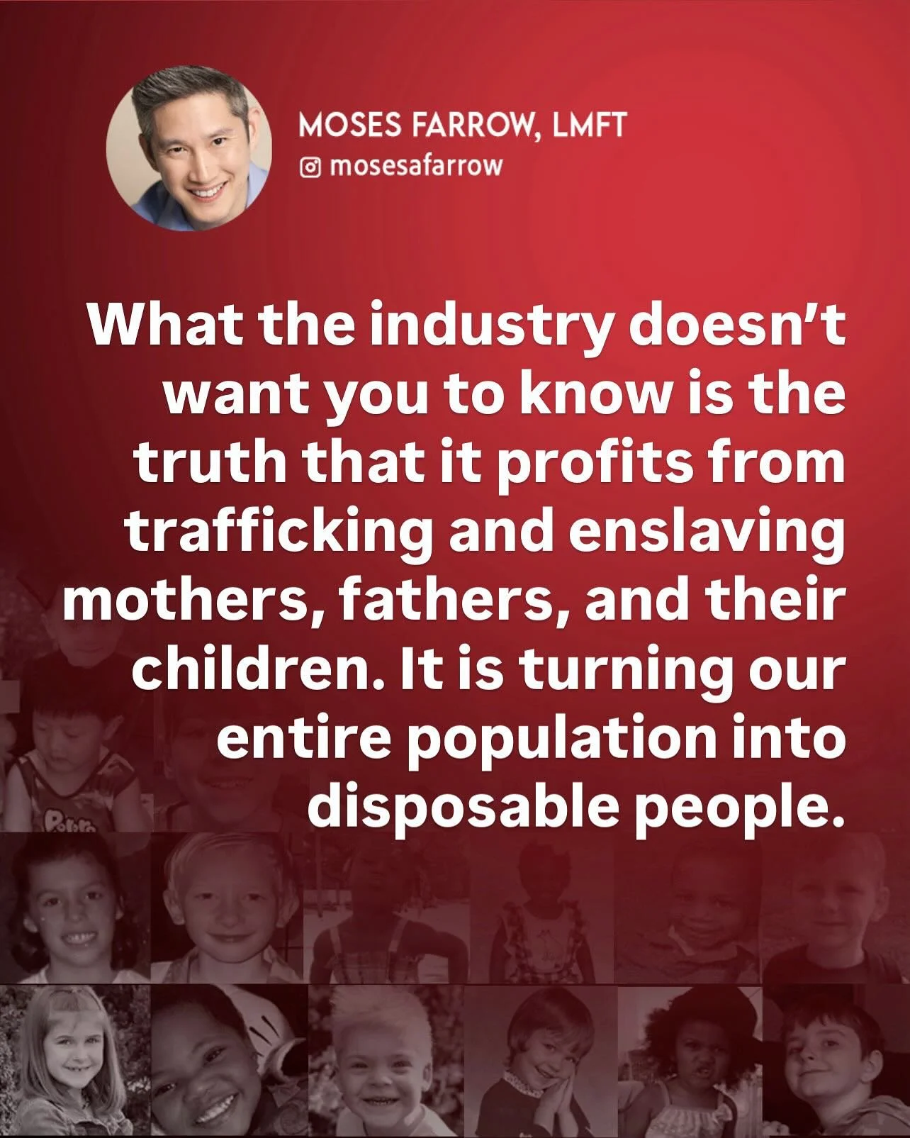Human trafficking is more widespread and more pervasive in our society than you might realize. I encourage you to open your mind to the possibility of what I share in this statement. Help raise awareness and take part in community action.