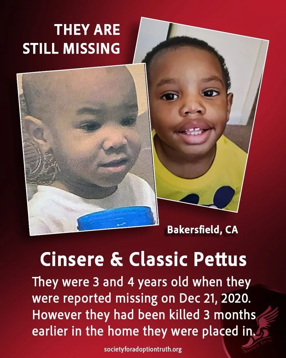What happened to Cinsere and Classic is unconscionable, yet it continues to happen to more children each year. How many more of their lives will it take before we put a stop to this?