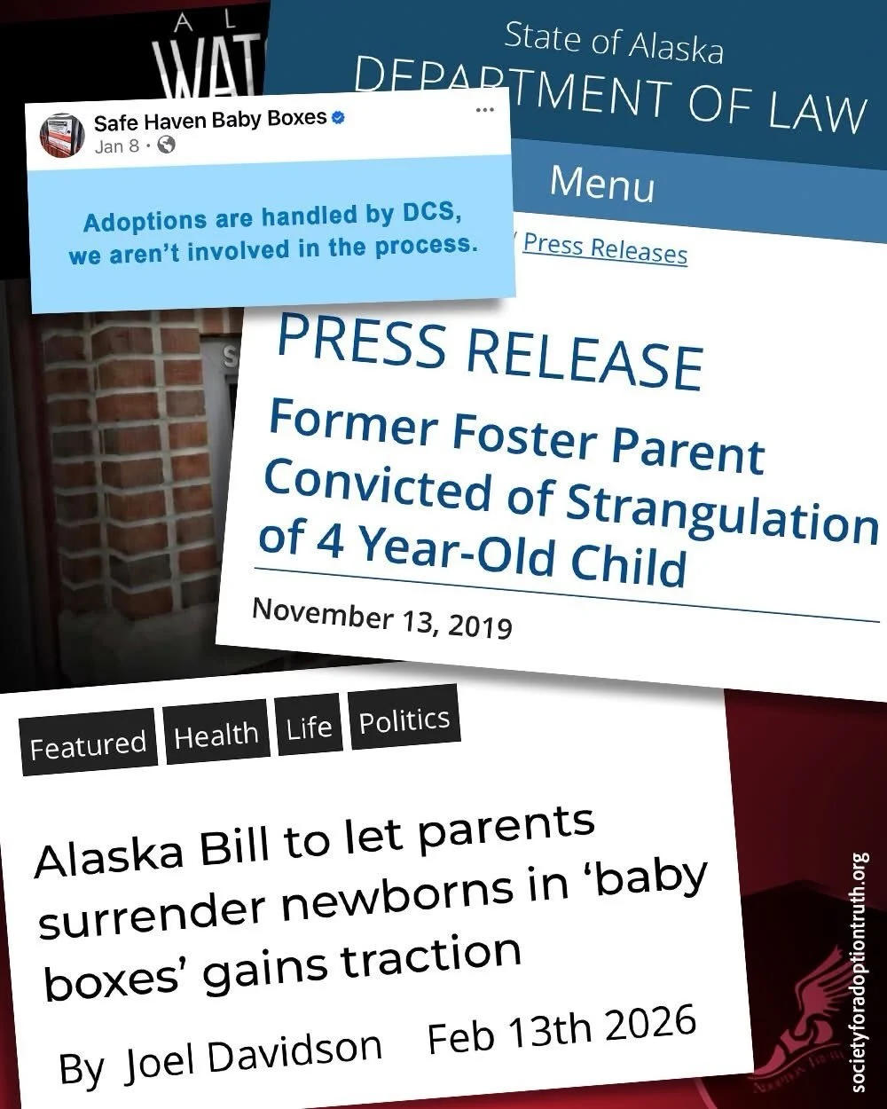 When states have admitted to running a broken foster care system and there are reports of children being abused, tortured, murdered, and disappearing in their broken system, should they really be allowed to keep taking and putting more children into 