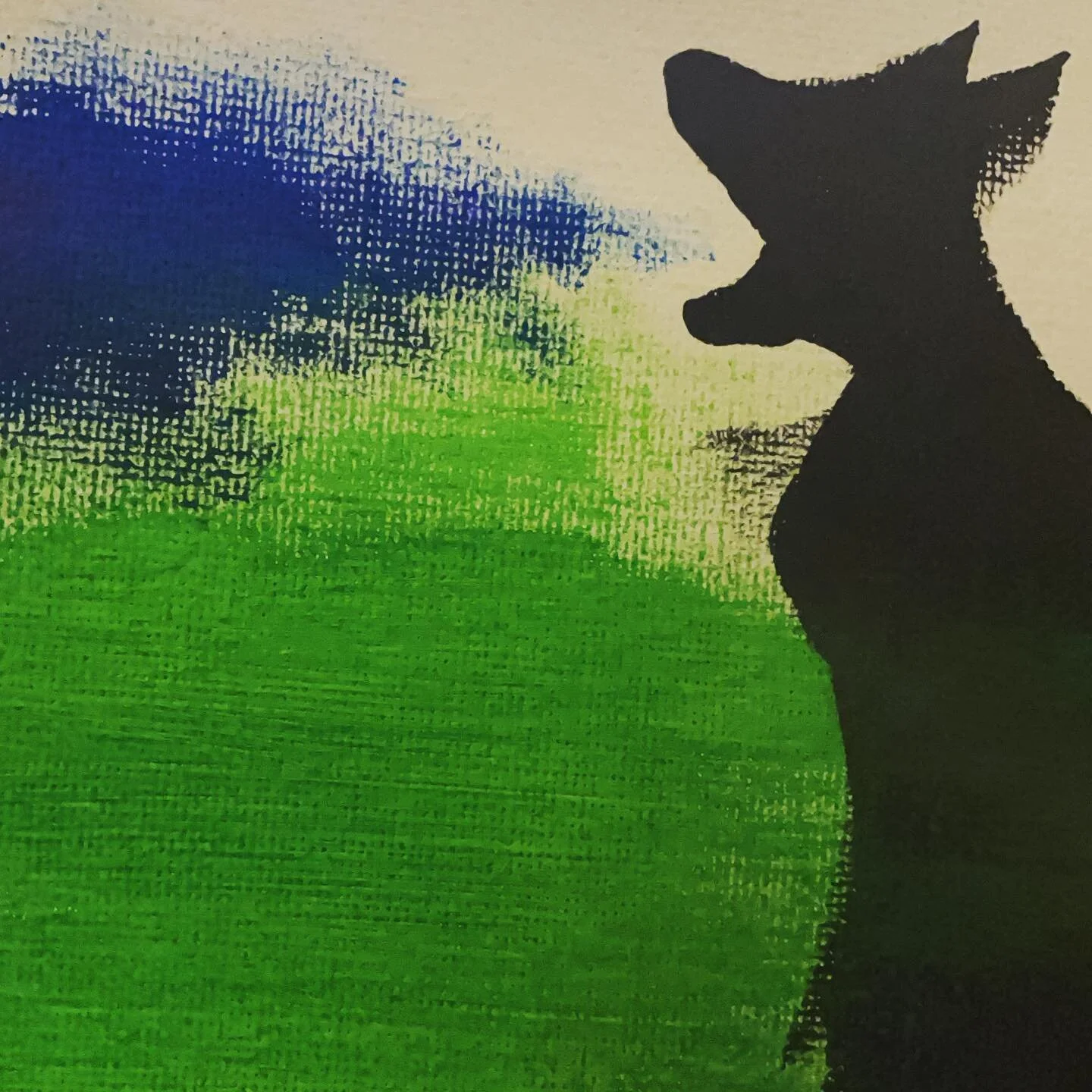 Work 9, a misty howl. Or a post pandemic wish list, to get back to those halcyon days of coughing on each other with pride and abandon #30dayswithoutacouch