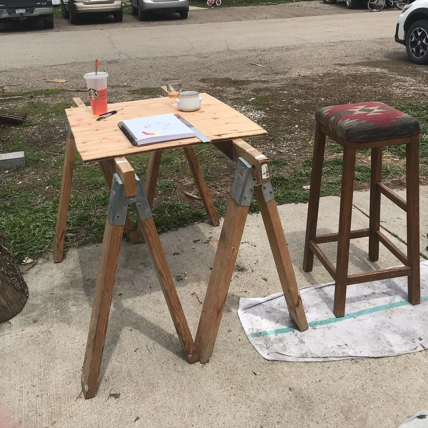 Desperate times. Creating for me is a very social experience - before The QuaranTimes, I rarely did art in solitude or at home. I found inspiration in bars, at work, with friends, people watching, always the one doodling on whatever was handy. Many o