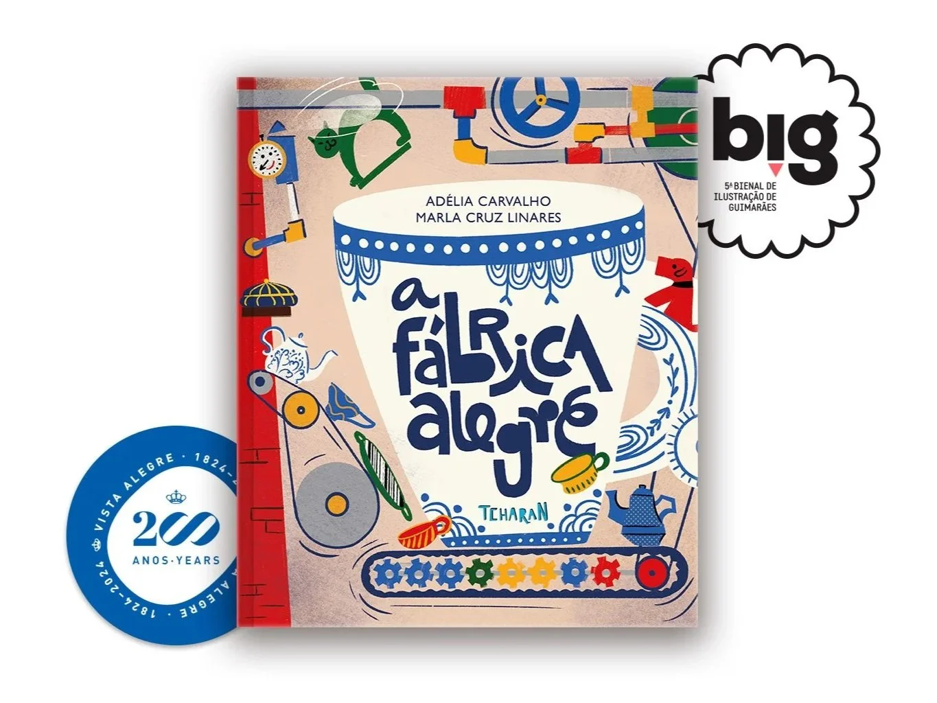 Illustrations by Marla XL for A Fábrica Alegre, a children’s picturebook celebrating the 200th anniversary of Vista Alegre. Published by Tcharan Editora written by Adélia Carvalho.