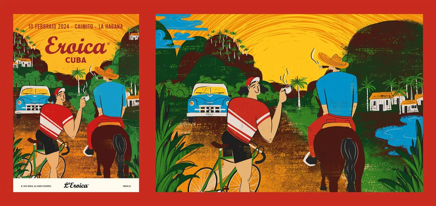 Eroica Cuba 2024 official artwork by Marla XL