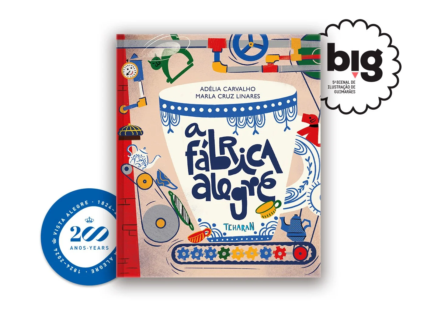 Children’s book illustration created for Vista Alegre’s bicentenary publication. Selected at Bienal de Ilustracao de Guimaraes 2025.