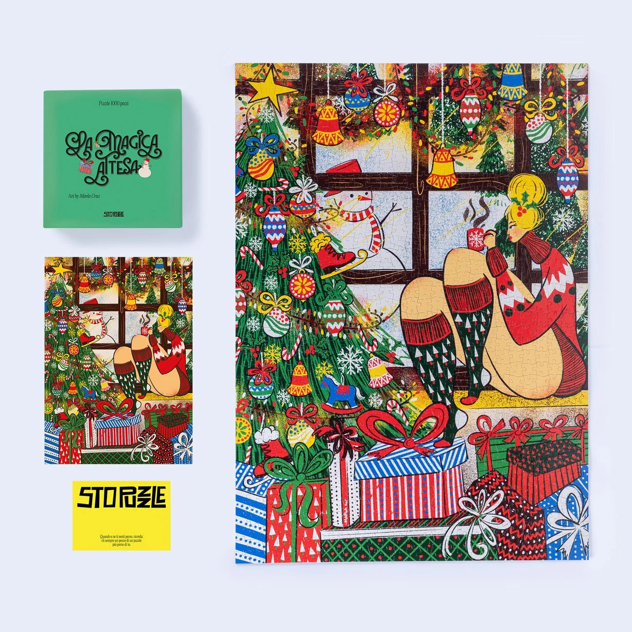 La Magica Attesa puzzle artwork by Marla XL for StoPuzzle