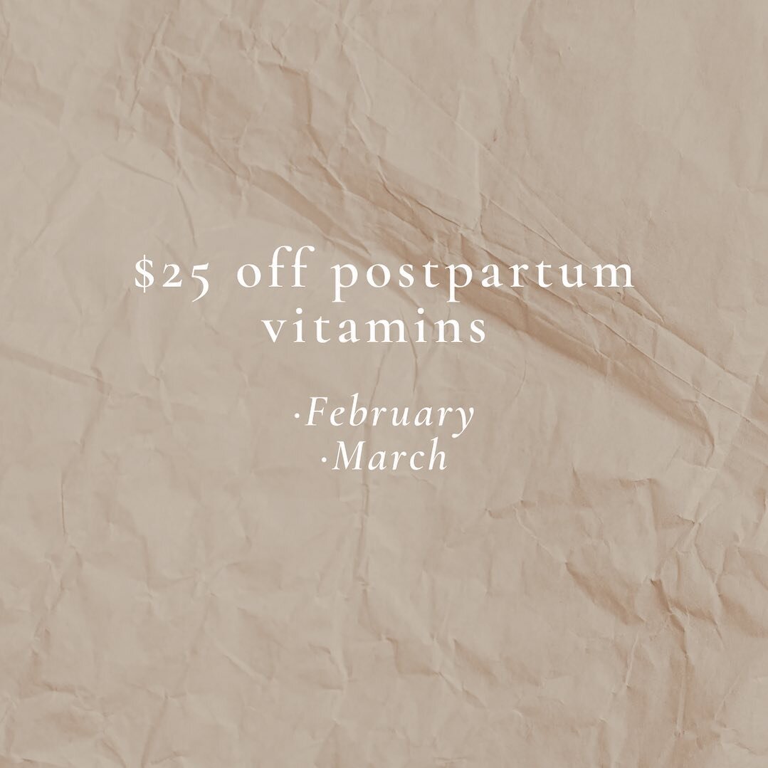 Offering my first discount ever!  I would love to make this more accessible for moms so I am offering $25 off for encapsulation in February and March.  I have 3 spots left available for each month so please reach out on my website if you are interest