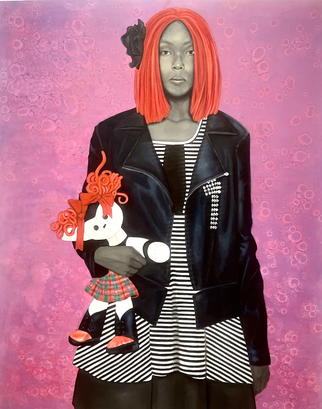 Freeing herself was one thing, taking ownership of that freed self, was another, 2013. Oil on canvas.