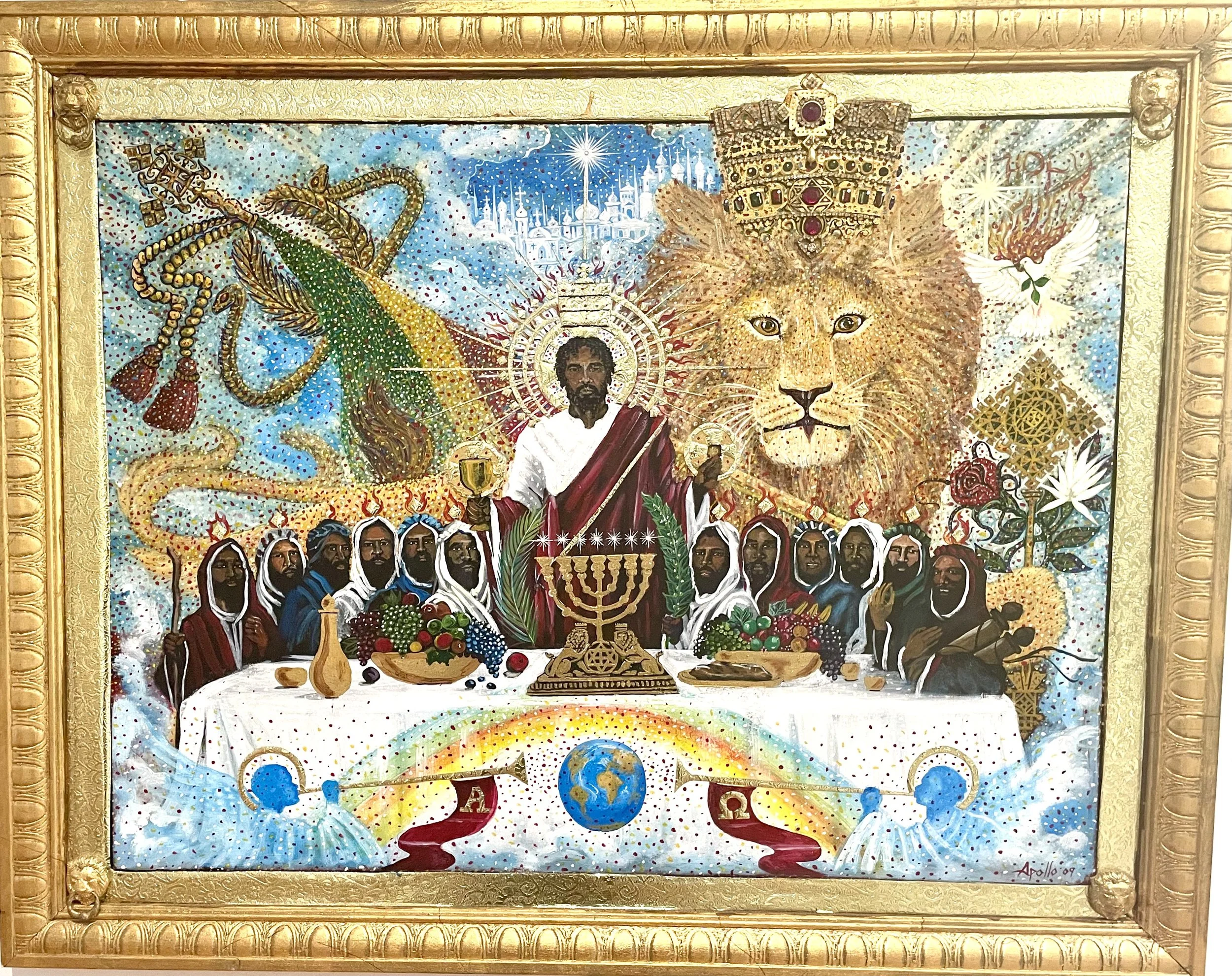 Archbishop Abuna George Michael Reeder Apollo, The Last Supper. 2009. Oil on canvas.
