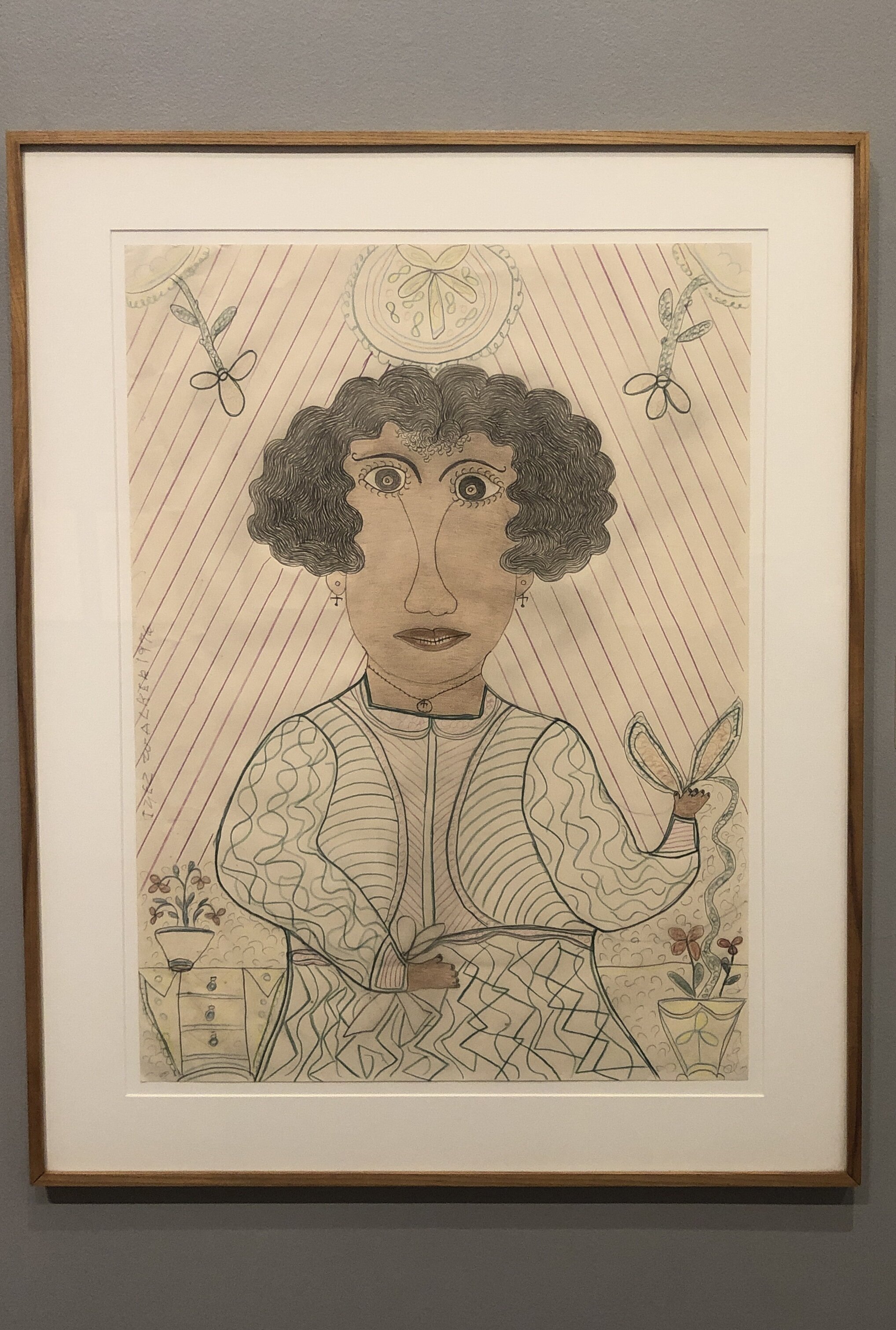 "Untitled," 1976 (pencil, colored pencil and ballpoint pen on paper)