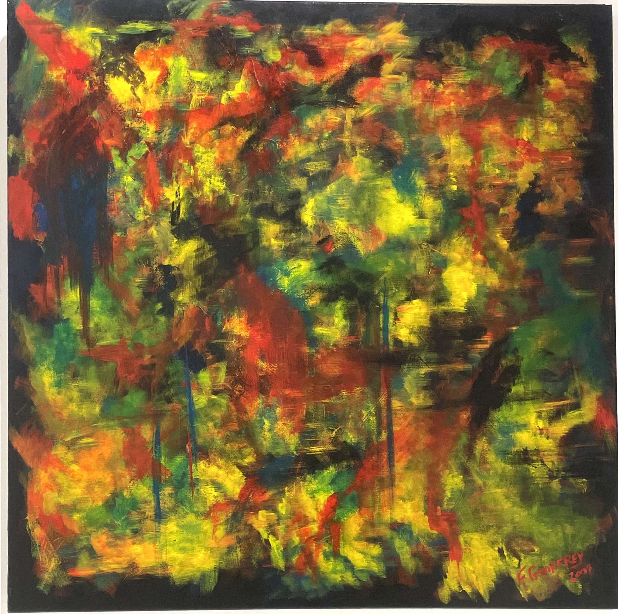 F. Geoffrey Johnson, Liberty, 2009. Acrylic on canvas.