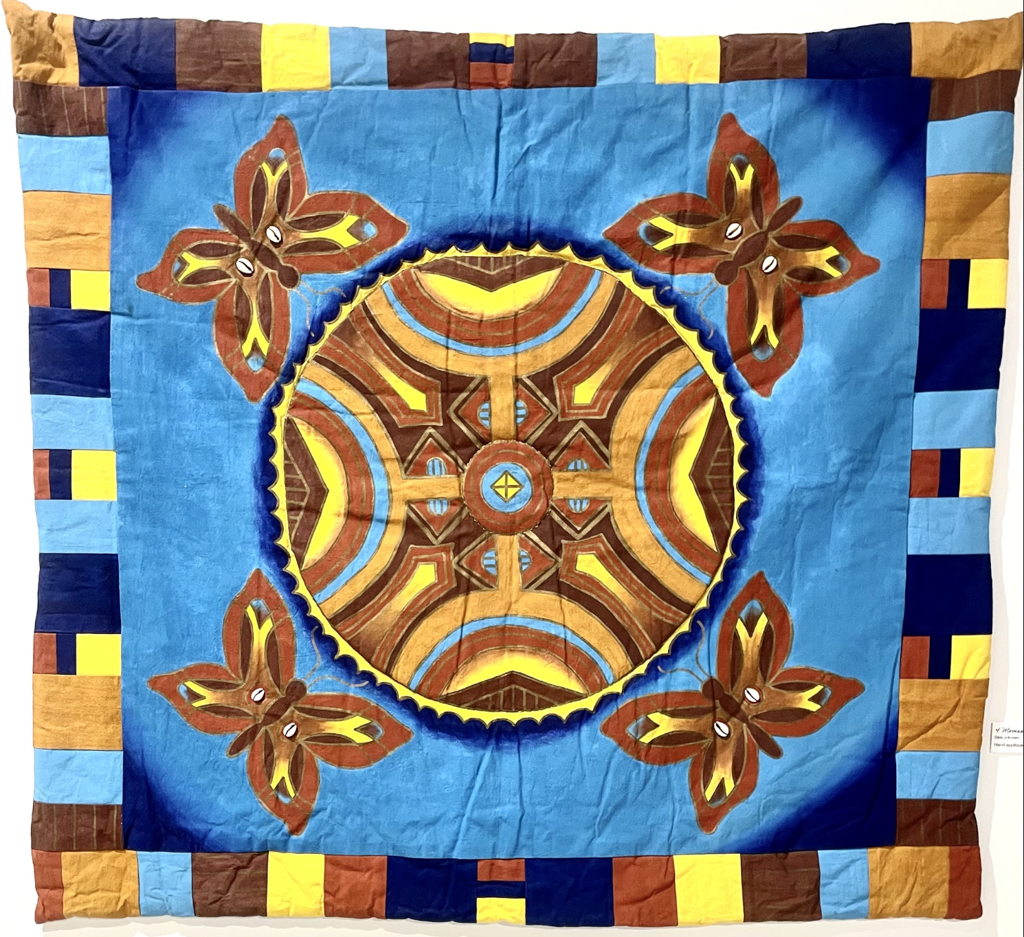 4 Moments of the Sun, (date unknown). Hand-appliqued, hand-painted and hand-quilted.