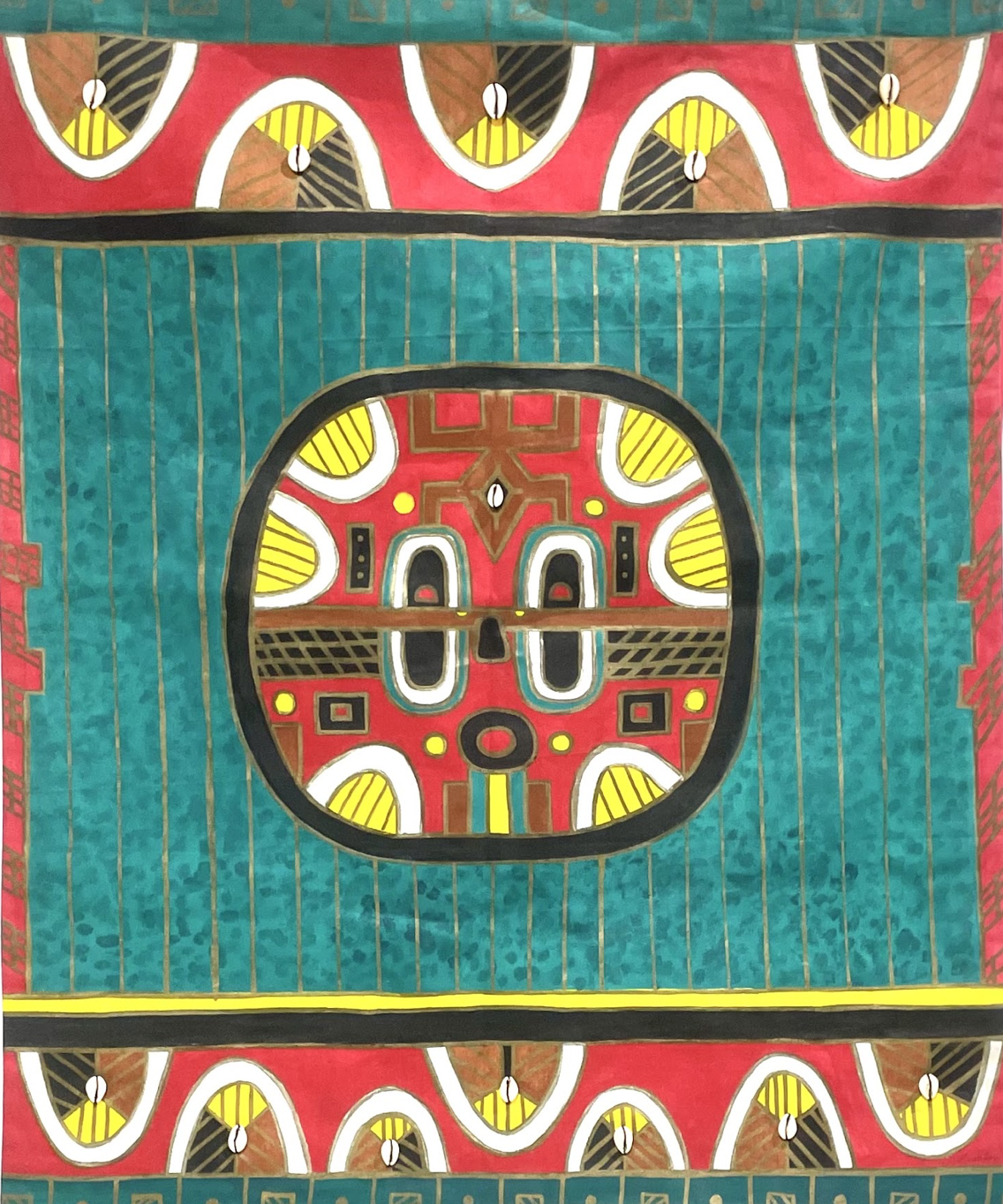Baeteke Mask, 1998. Hand-painted.