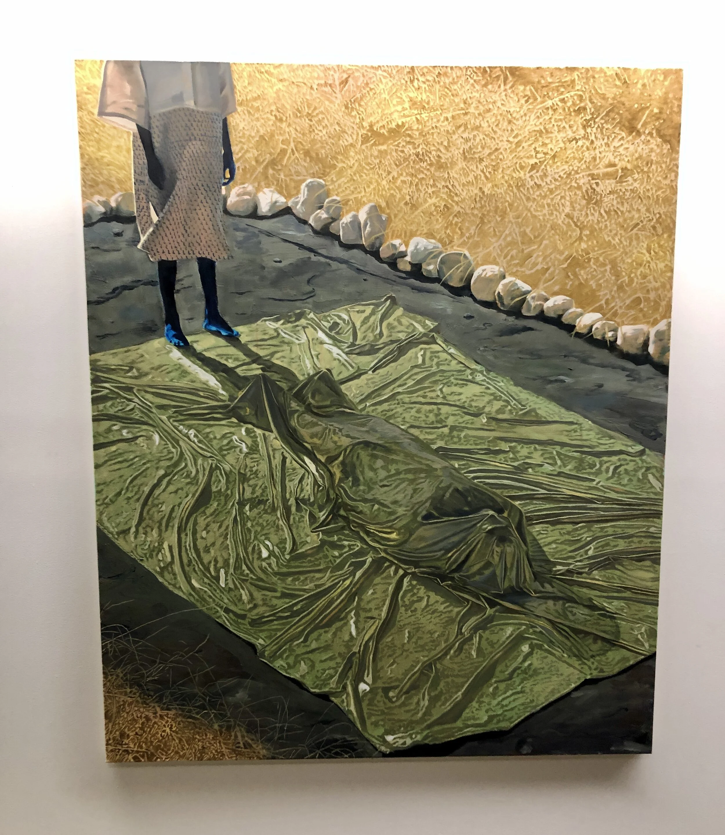 Richard Hart, A union, a distance, 2018 (oil on canvas)