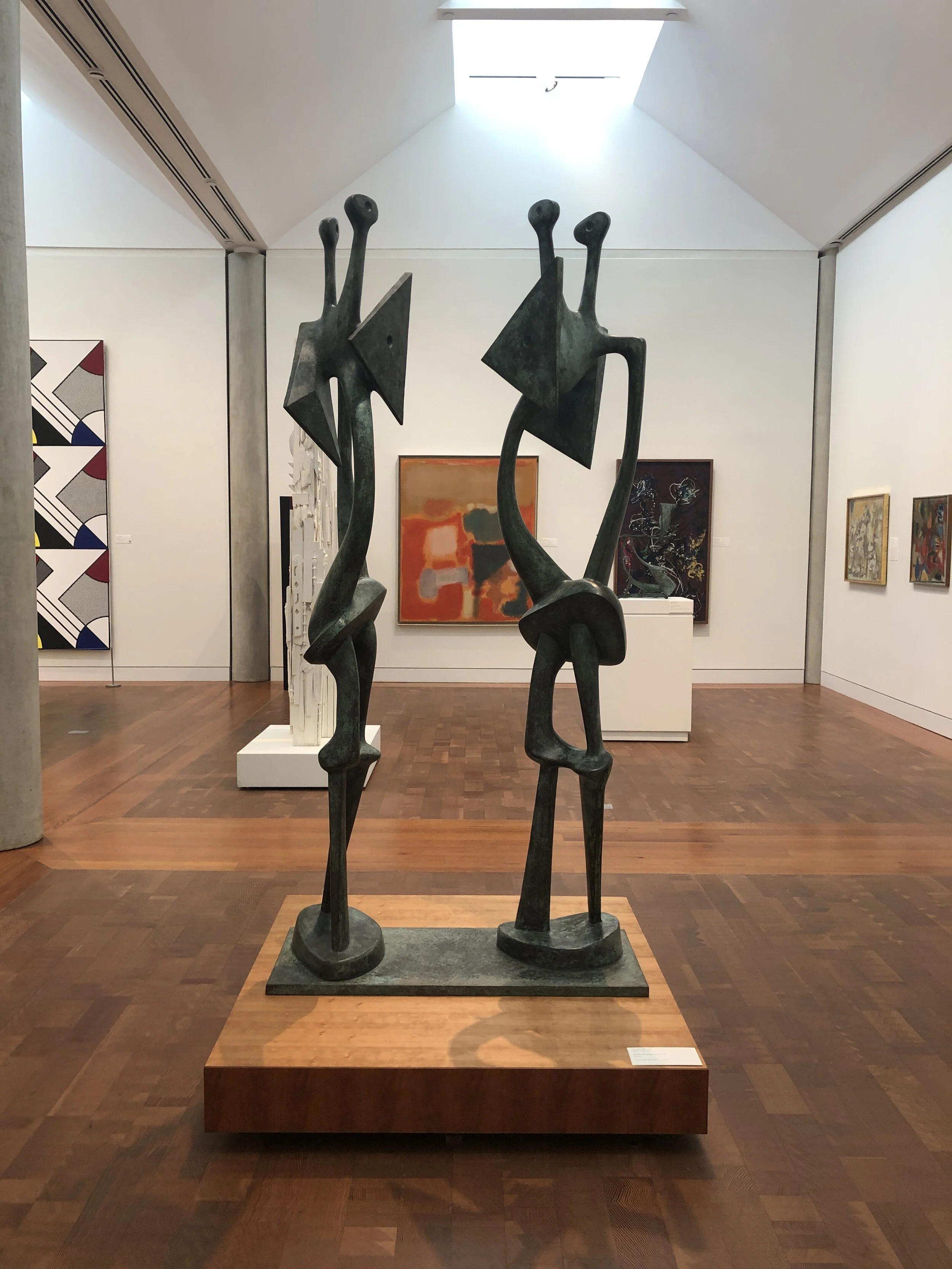 Henry Moore, Double Standing Figure, 1950 (Bronze)