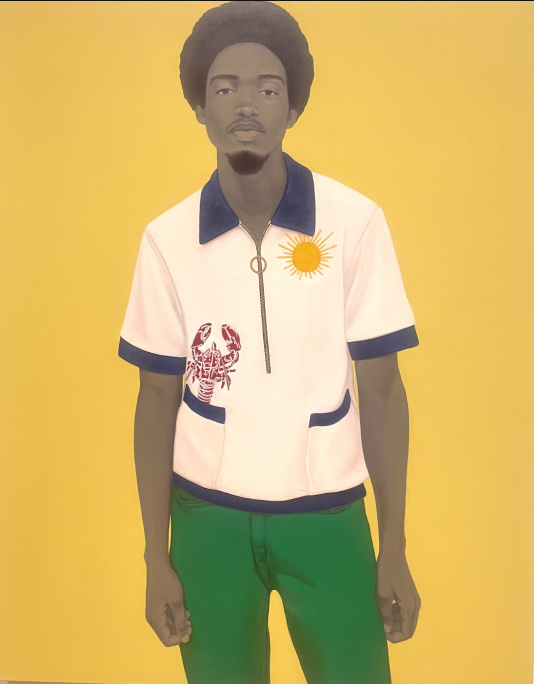 A Bucket Full of Treasures (Papa Gave Me Sunshine to Put in My Pocket), 2020. Oil on linen.