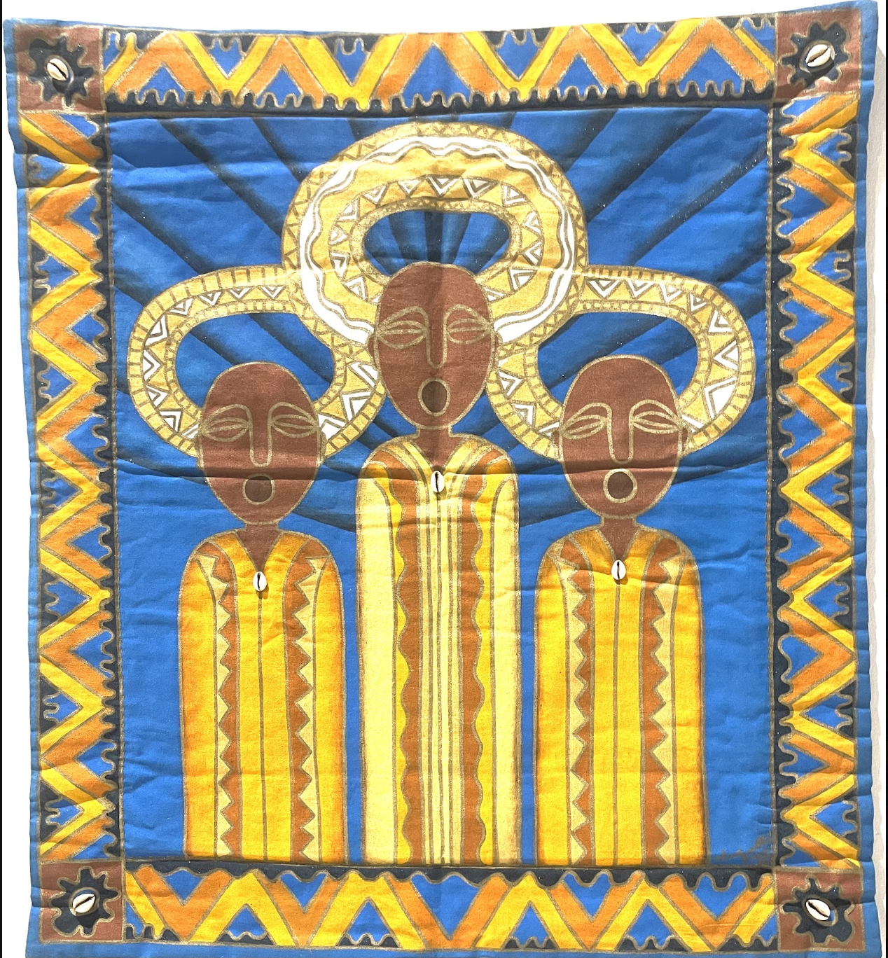 Celestial Chorus, 2001. Hand-painted and hand-quilted.