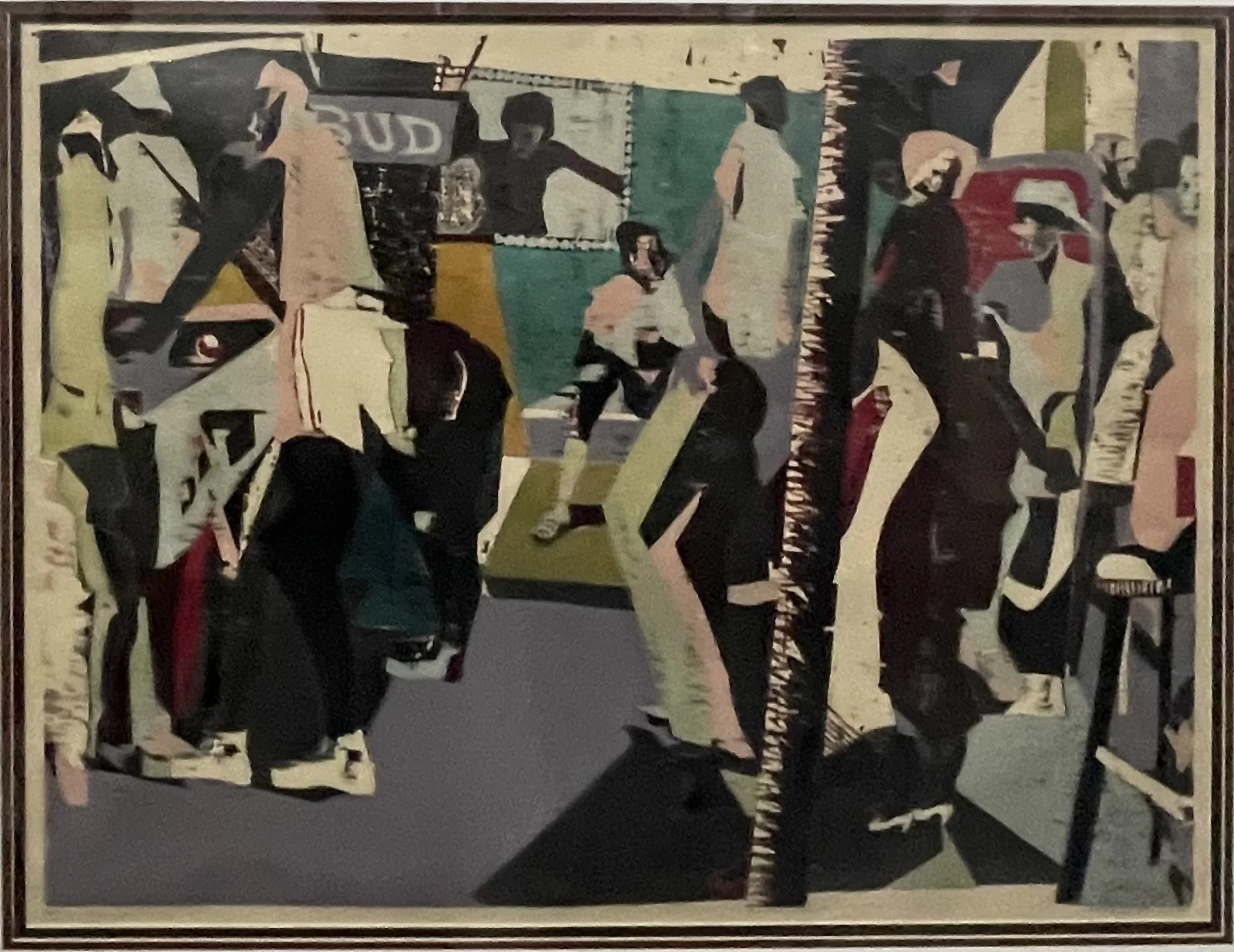 Michael Ellison, "The Turning Point," color reduction print on paper, 30 x 22 in.