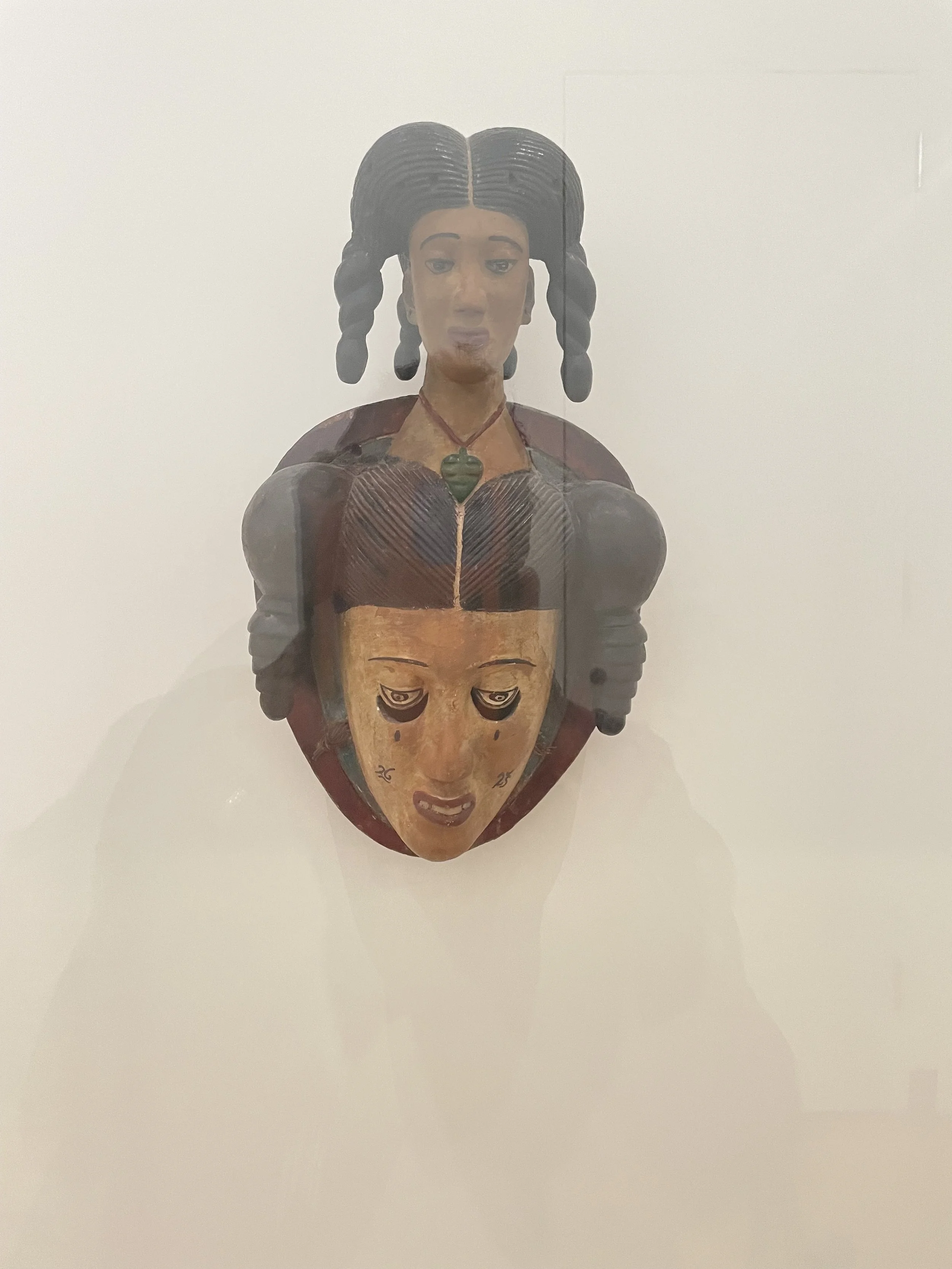 Ibibio Artist, Nigeria.Mask, 20c.Wood and paint.