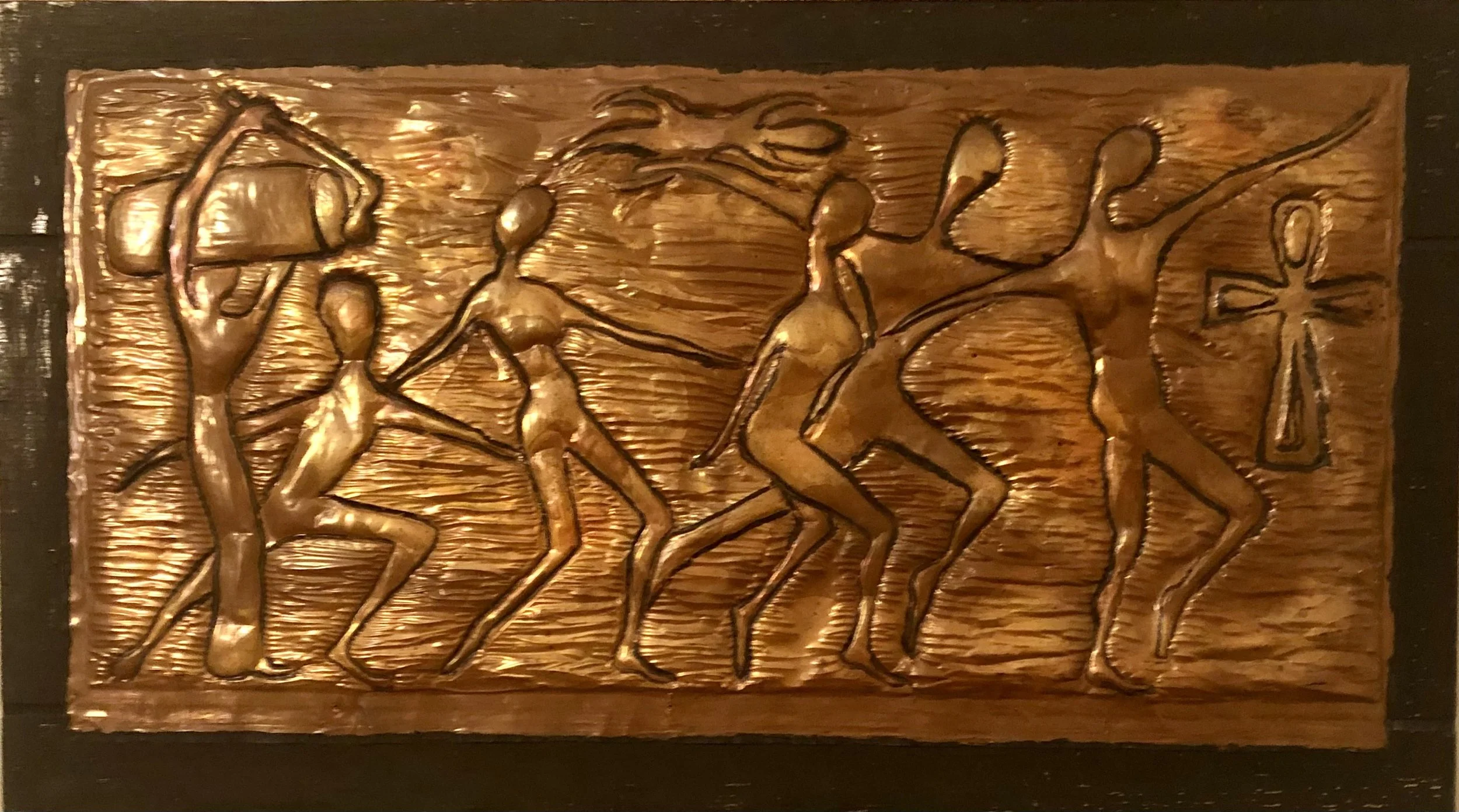 Untitled (Returning to Africa), copper repousse'