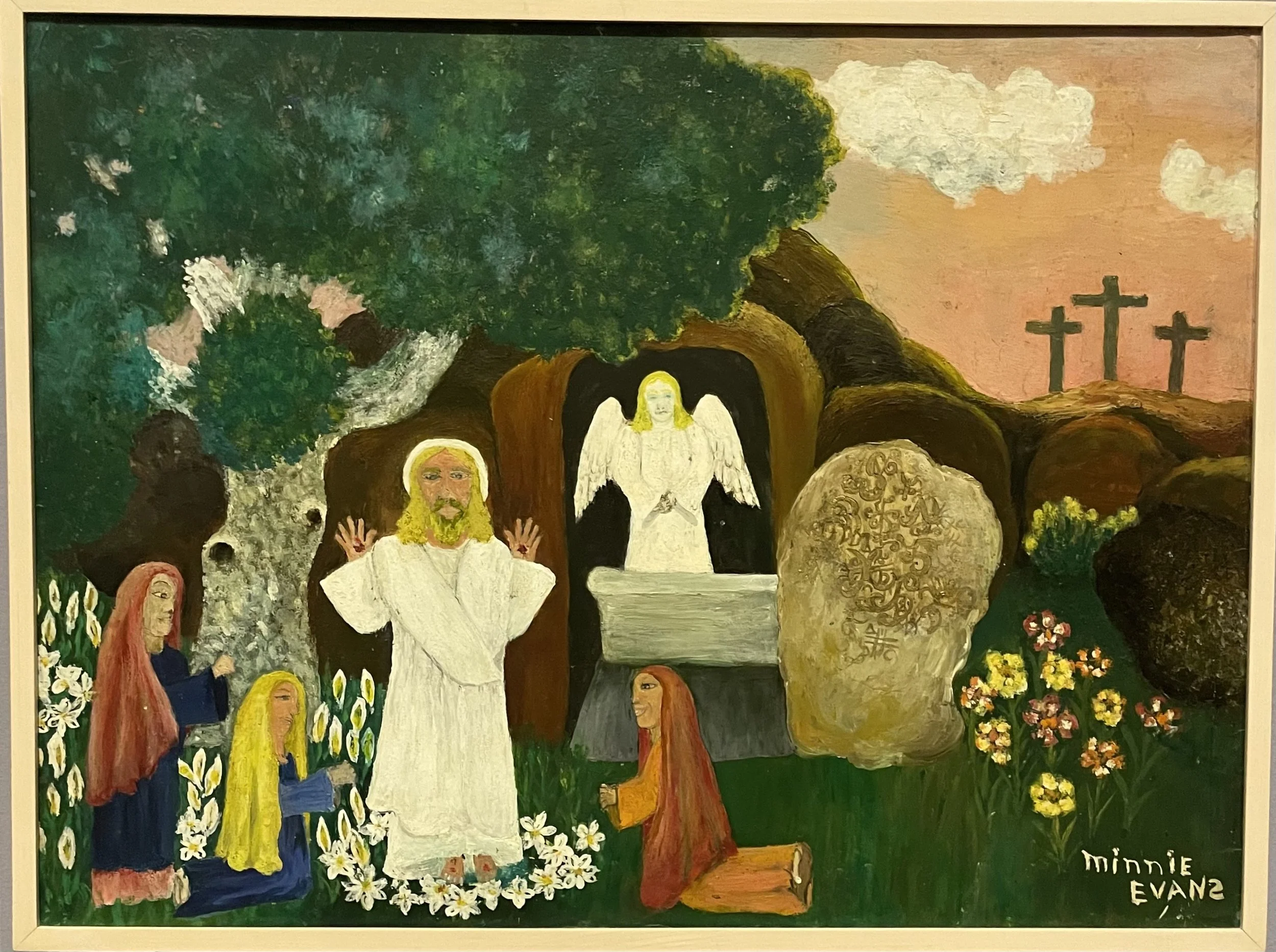 Resurrection, 1960. Oil on board.