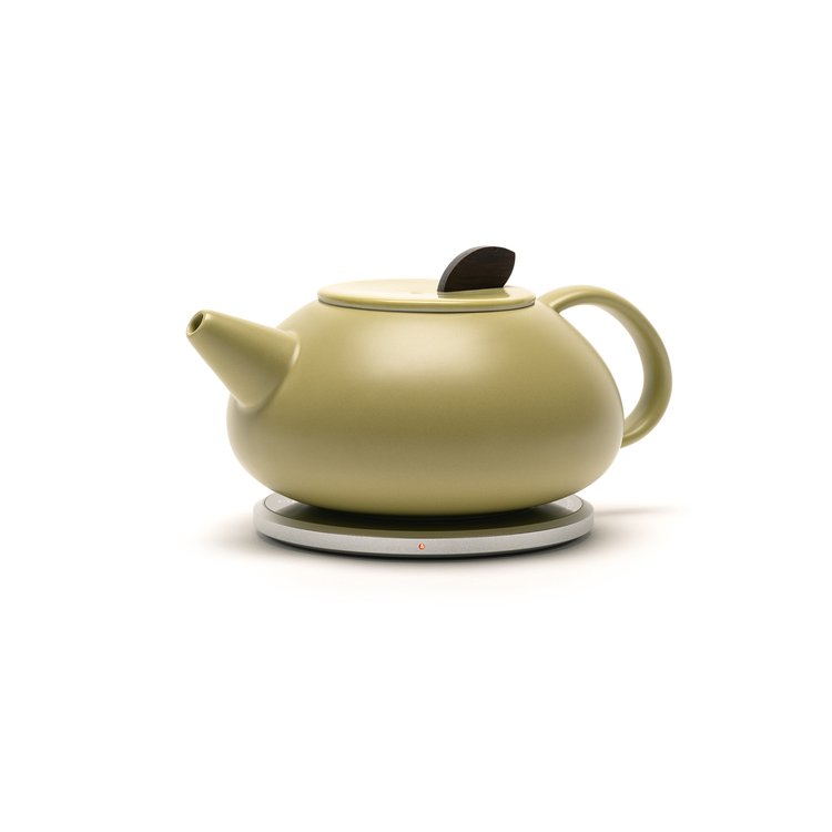 Leiph Self-Heating Teapot Set - Classic Olive, OHOM