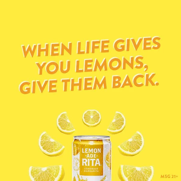 Happy #NationalLemonadeDay, crack open a Lemon-Ade-RITA to celebrate. You know the RITAs are.