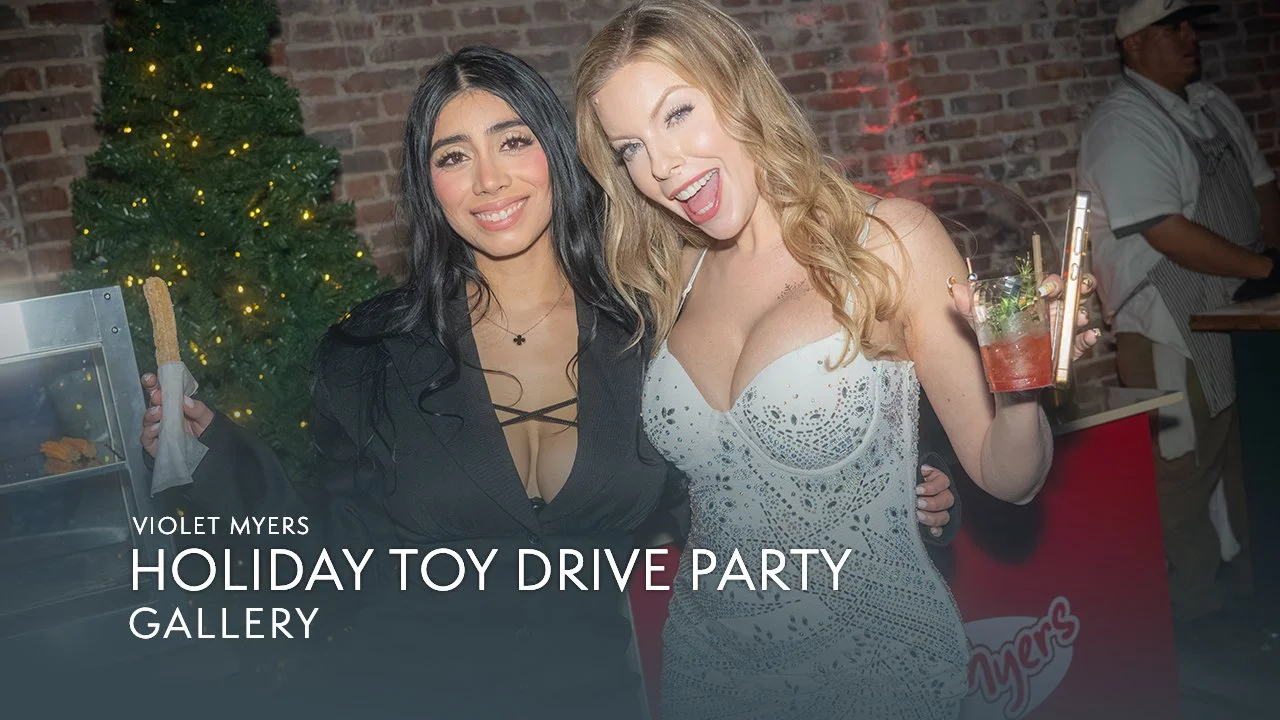 Violet Myers Holiday Party Presented by Fleshlight