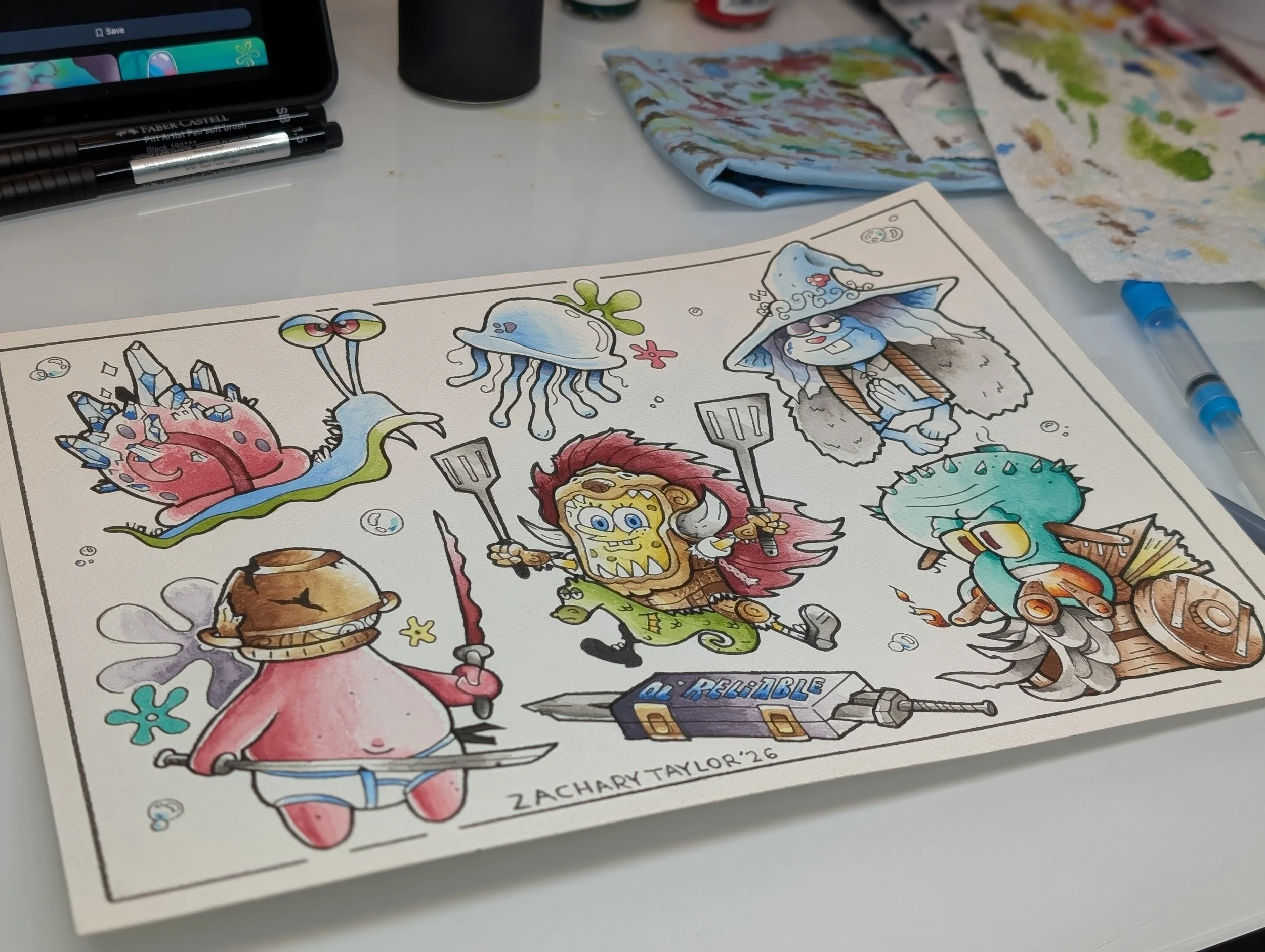 ER x SB Sheet Print 9x12"