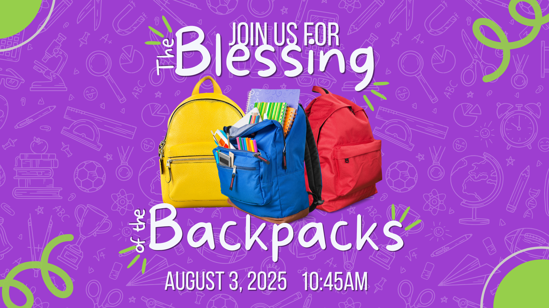 The Blessing of the Backpacks