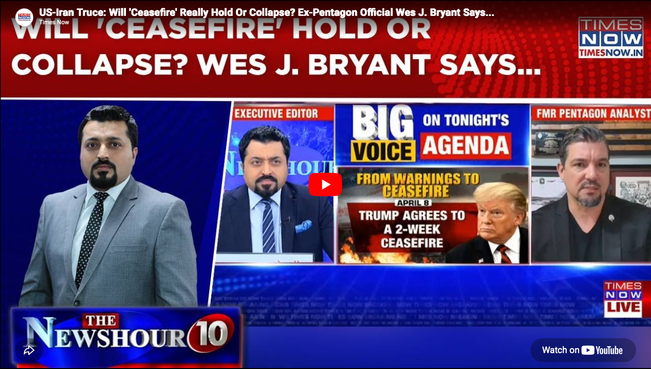 US-Iran Truce: Will 'Ceasefire' Really Hold Or Collapse? Ex-Pentagon Official Wes J. Bryant Says...
