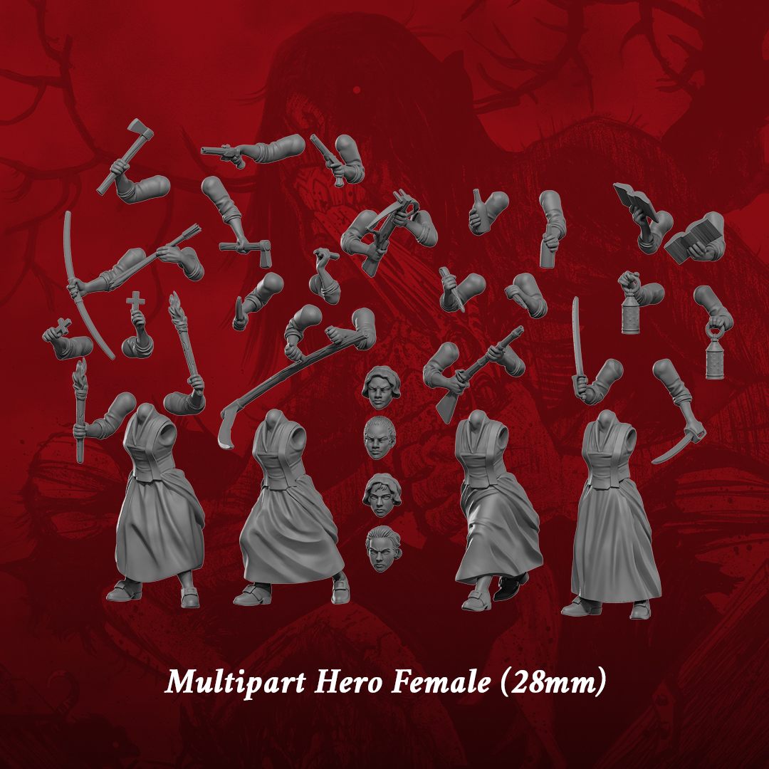 Multipart Hero Female (STL)
