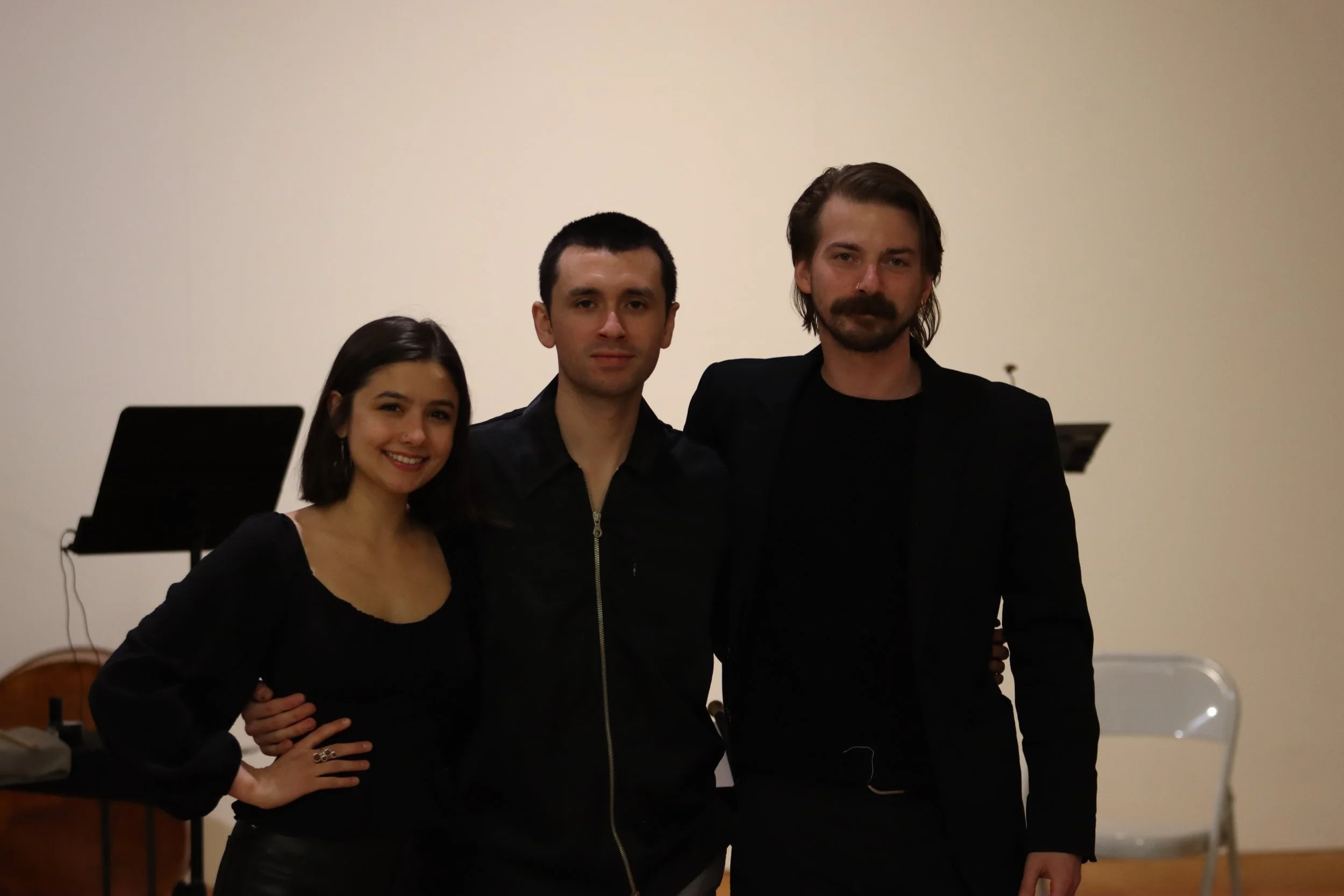 Amelia Korbitz, Liam Battle, and Gregory Rowland Evans