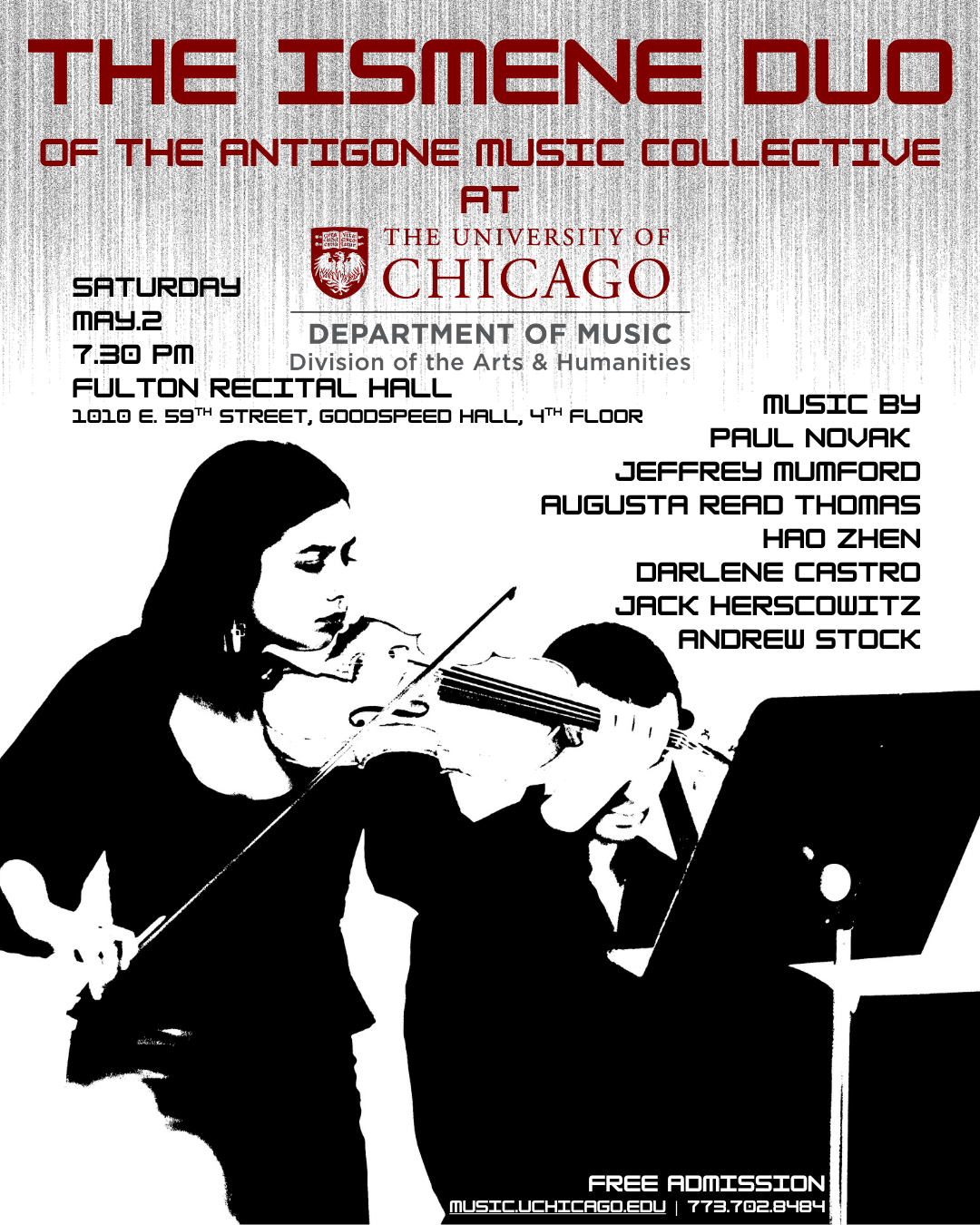 Ismene Duo at The University of Chicago