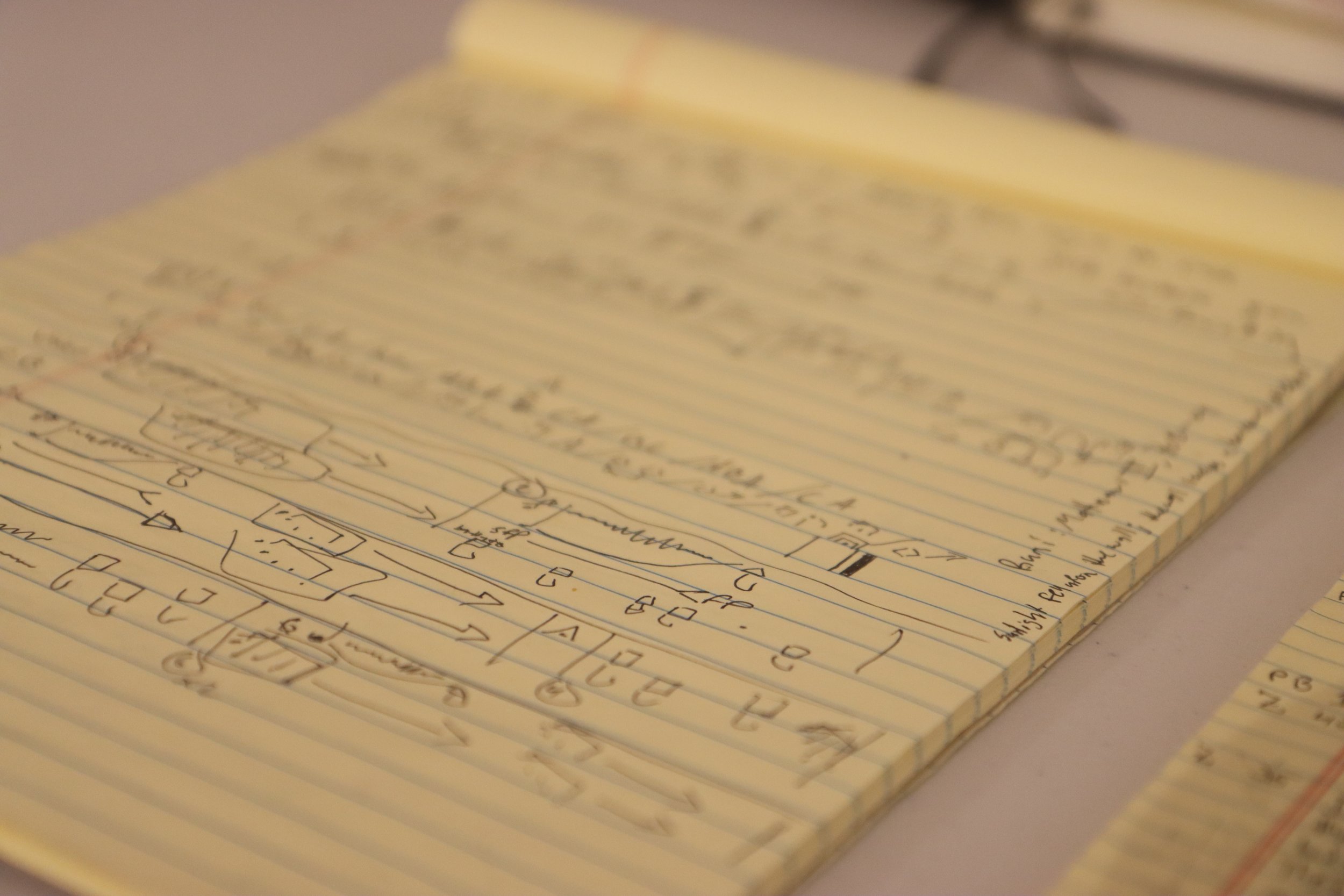 Dr. Evans' sketch material